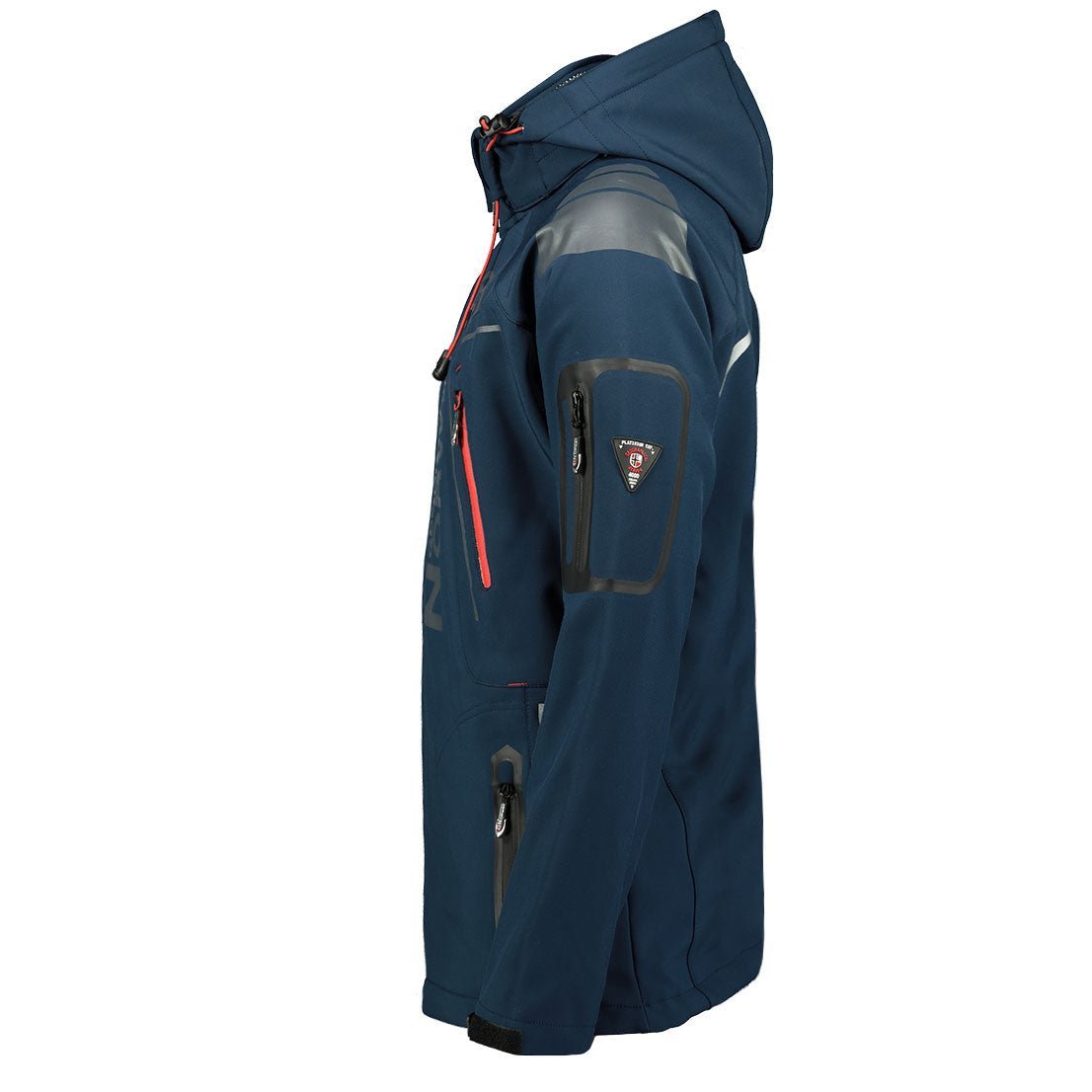 Geographical Norway Techno Homme - Blouson Softshell - Geographical Norway - S Marine Rouge
