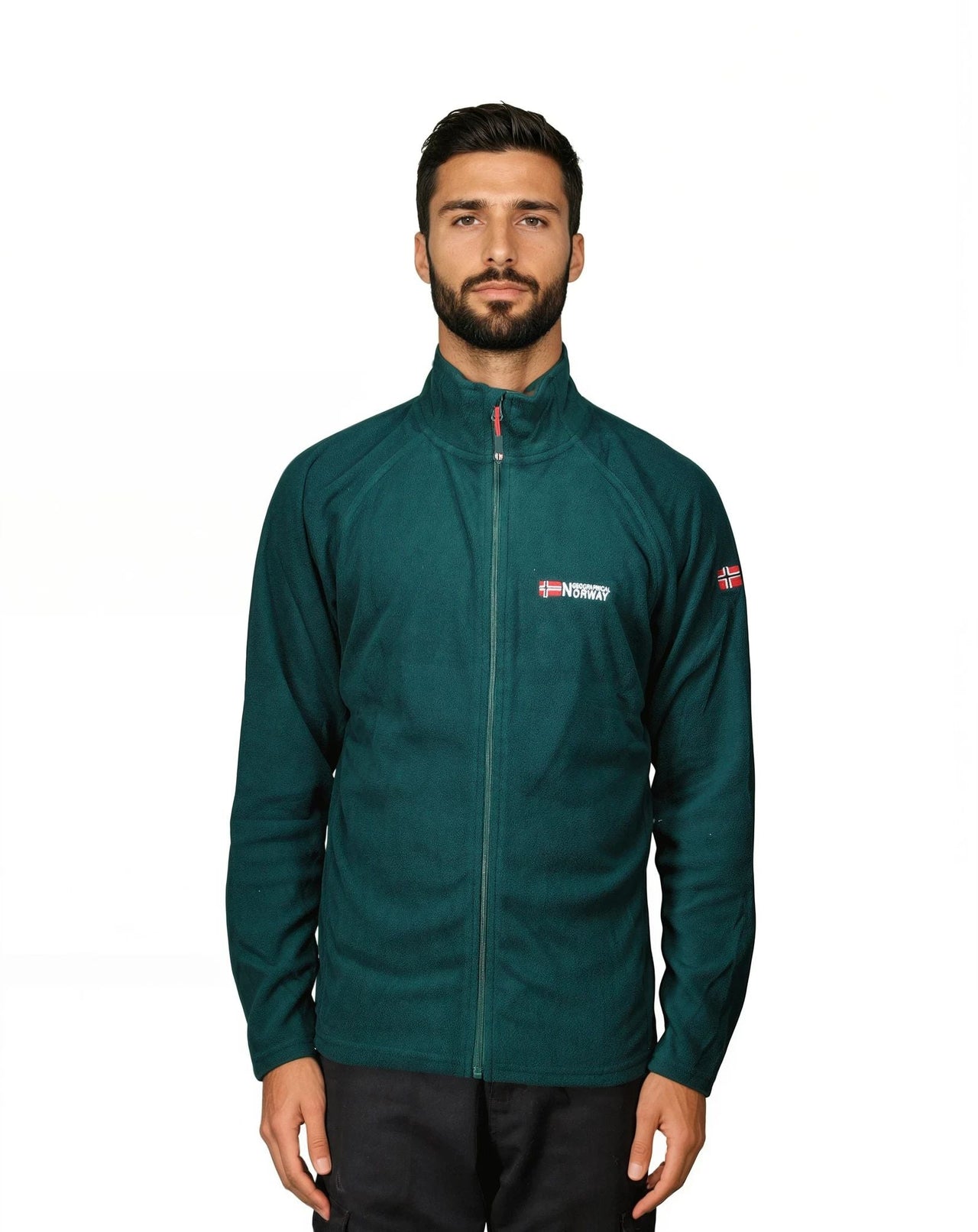 Geographical Norway Tug Fz Homme - Micro - polaire - Geographical Norway - S Vert Fonce