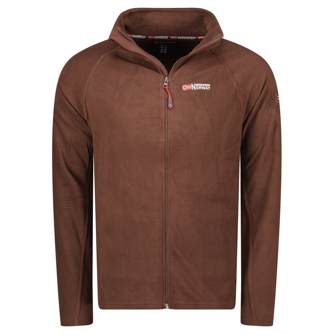 Geographical Norway Tug Fz Homme - Micro - polaire - Geographical Norway - S Marron