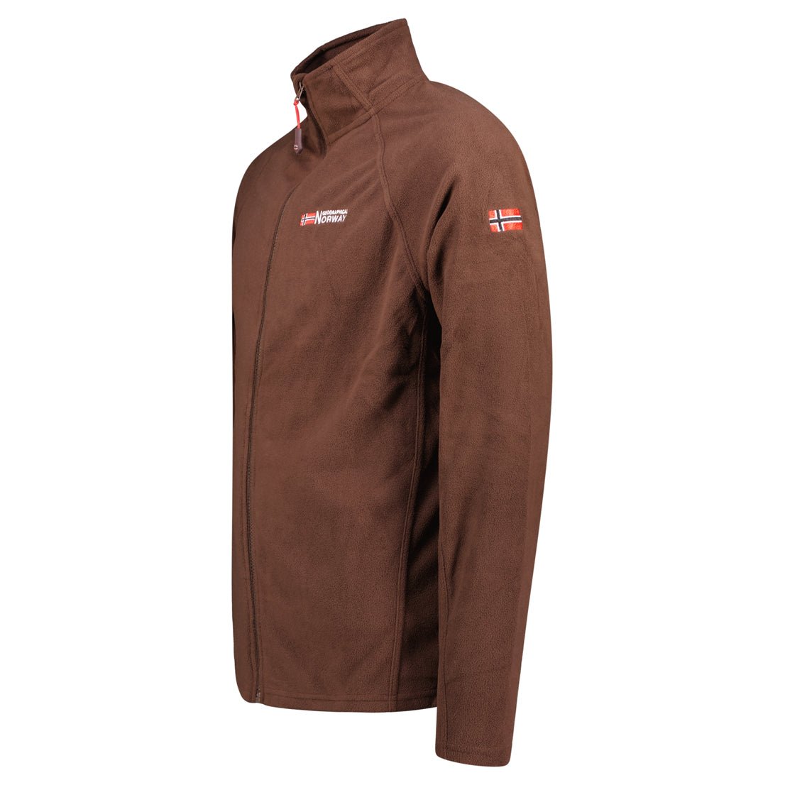 Geographical Norway Tug Fz Homme - Micro - polaire - Geographical Norway - S Marron