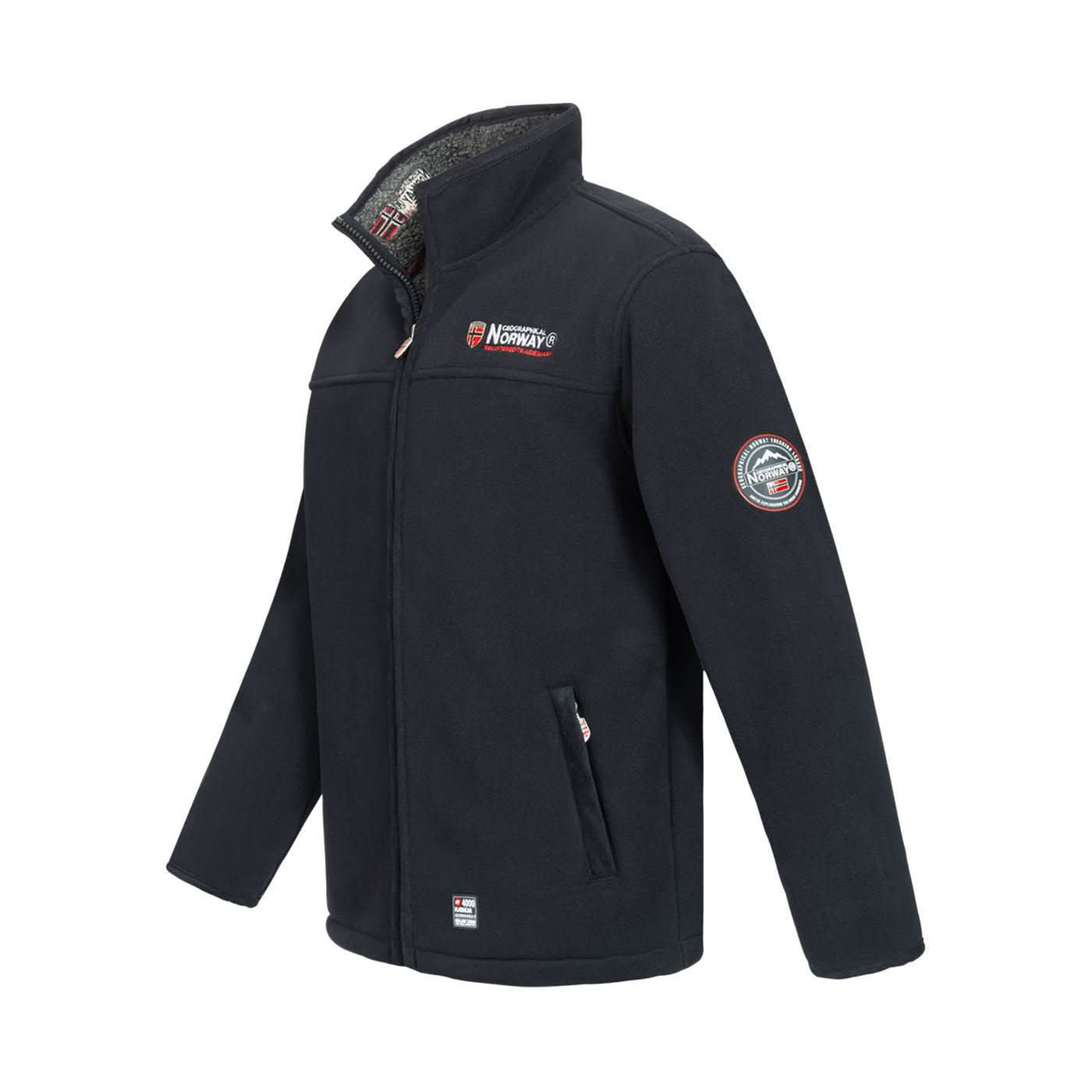 Geographical Norway Ubolt Homme - Laminated fleece jacket in sherpa Navy Navy - Geographical Norway - S Navy