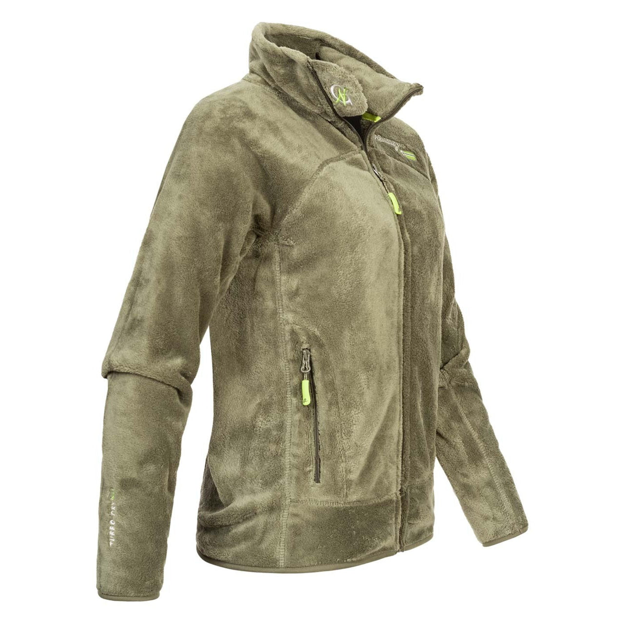 Geographical Norway Upaline Women - Soft zipped fleece - Geographical Norway - S Olive