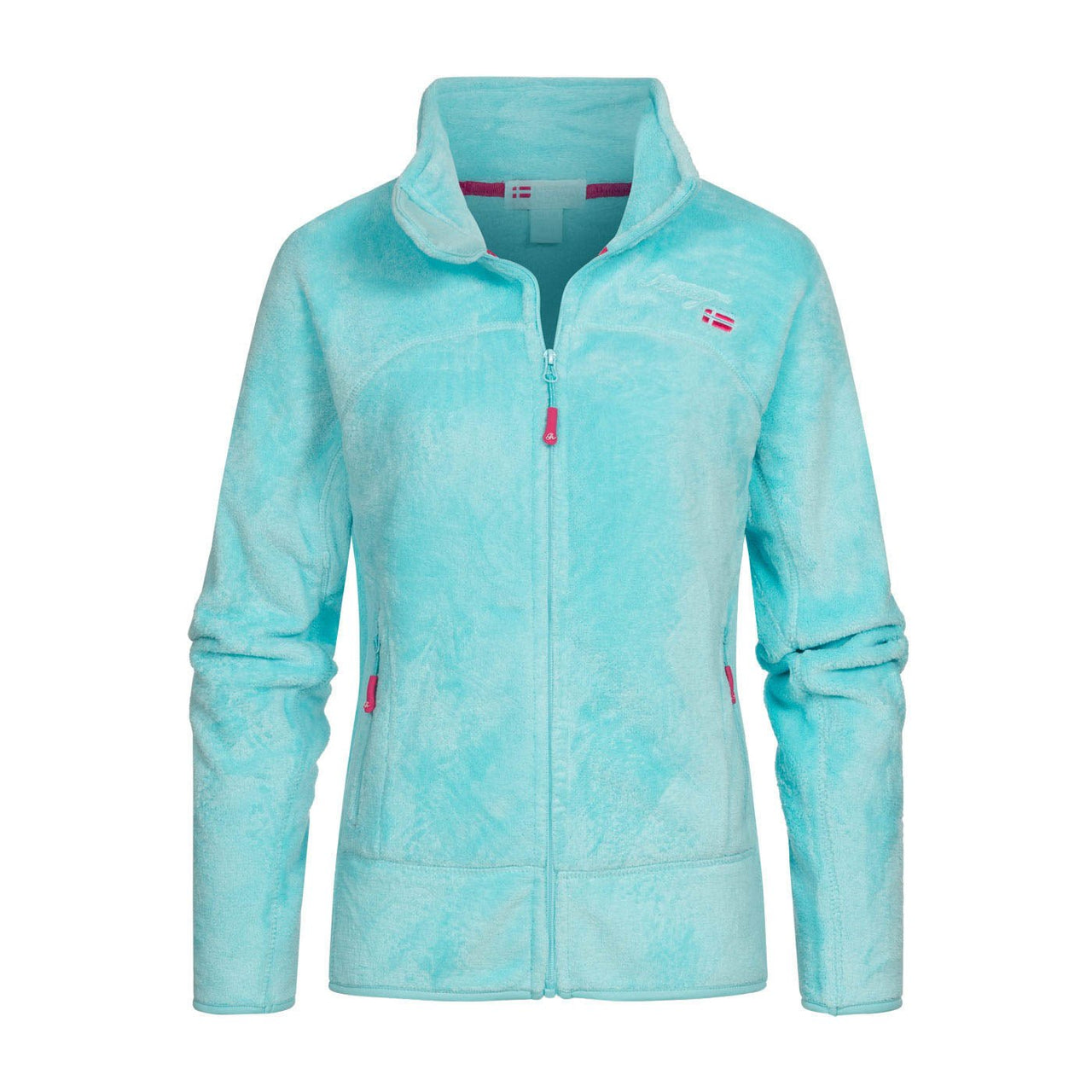 Geographical Norway Upaline Femme - Weiches Fleece mit Reißverschluss - Geographical Norway - S Türkis