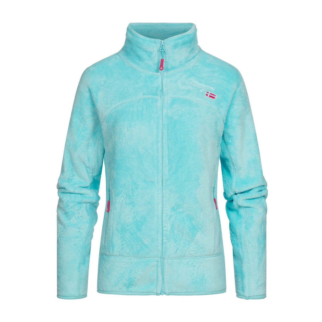 Geographical Norway Upaline Femme - Polaire zippée toute douce - Geographical Norway - S Turquoise