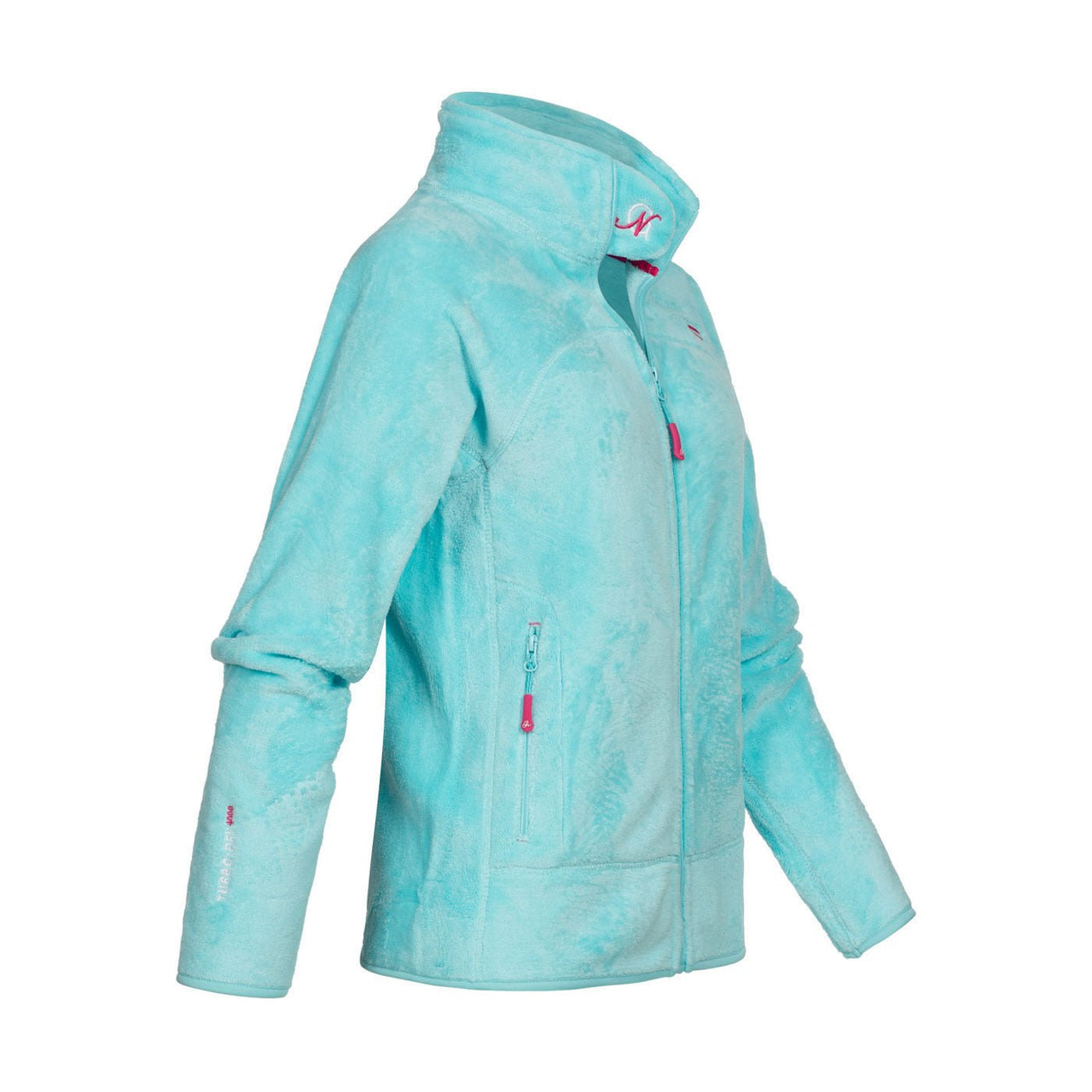 Geographical Norway Upaline Femme - Weiches Fleece mit Reißverschluss - Geographical Norway - S Türkis