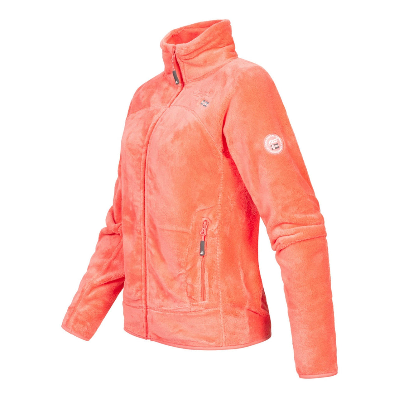 Geographical Norway Upaline Femme - Polaire zippée toute douce - Geographical Norway - S Saumon