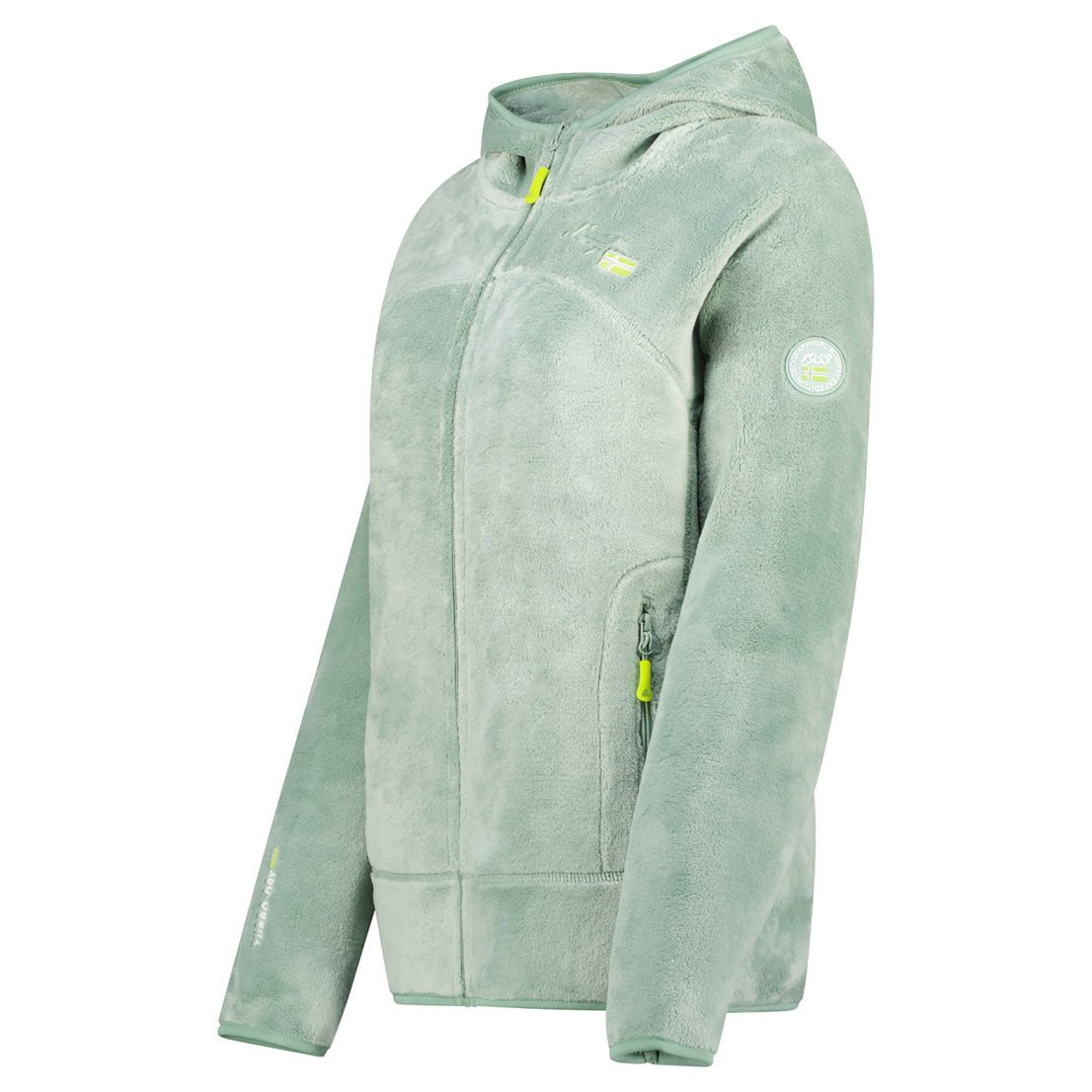 Geographical Norway Upalood Femme - Polaire zippée - Geographical Norway - S Vert Amande