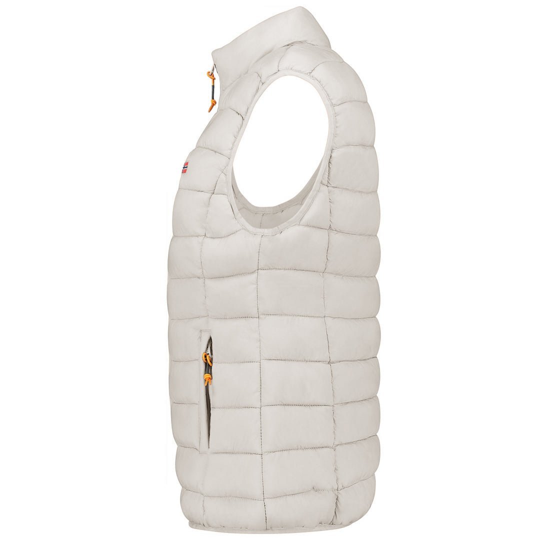 Geographical Norway VATIKOLOR Femme - Gilet Sans Manche avec Zip - Geographical Norway - S Gris clair
