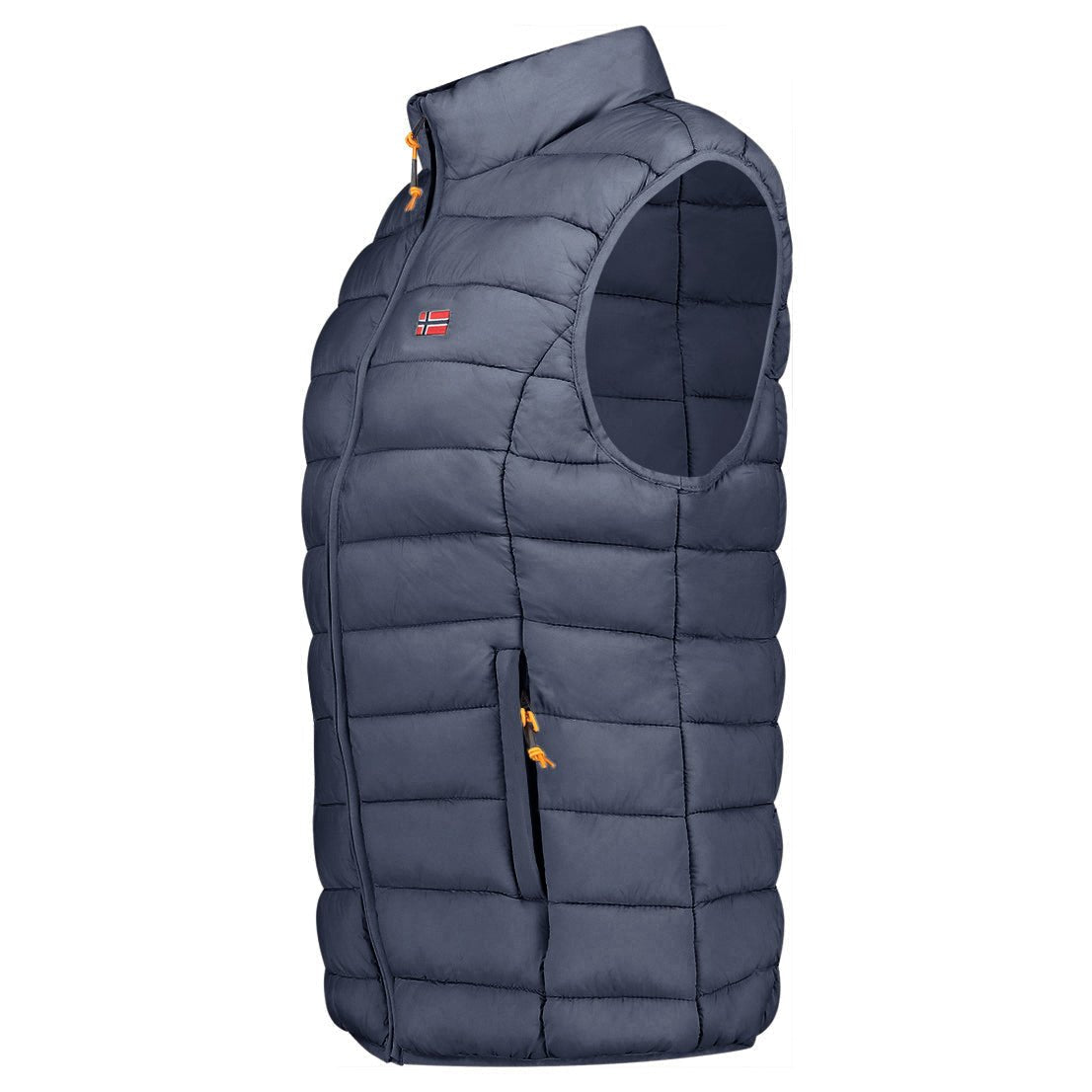 Geographical Norway VATIKOLOR Femme - Gilet Sans Manche avec Zip - Geographical Norway - S Marine