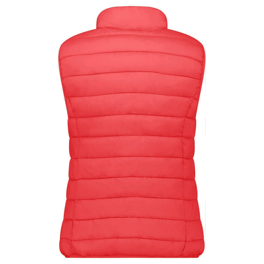 Geographical Norway VATIKOLOR Femme - Gilet Sans Manche avec Zip - Geographical Norway - S Rouge