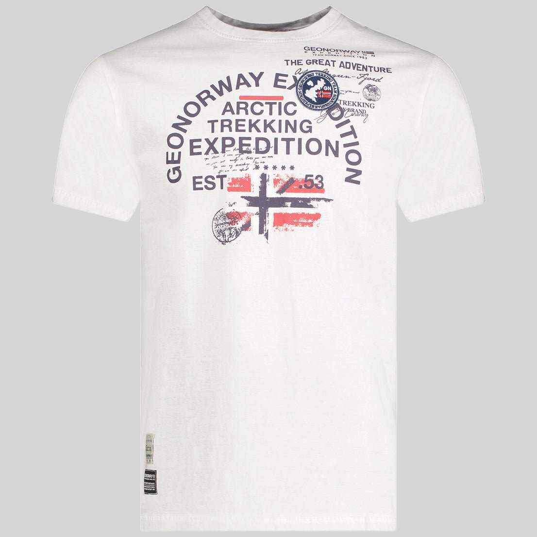 Geographical Norway Geographical Norway Jergen - Camiseta hombre, cuello redondo, manga corta - Geographical Norway JERGEN_MEN_GRIS_CLAIR_XXL_SDB-JERGEN_MEN_KAKI_M_SDB-JERGEN_MEN_MARINE_M_SDB-JERGEN_MEN_KAKI_L_SDB-JERGEN_MEN_MARINE_L_SDB-JERGEN_MEN_KAKI_XL_SDB-JERGEN_MEN_MARINE_XL_SDB-JERGEN_MEN_KAKI_XXL_SDB-JERGEN_MEN_MARINE_XXL_SDB-JERGEN_MEN_KAKI_3XL_SDB