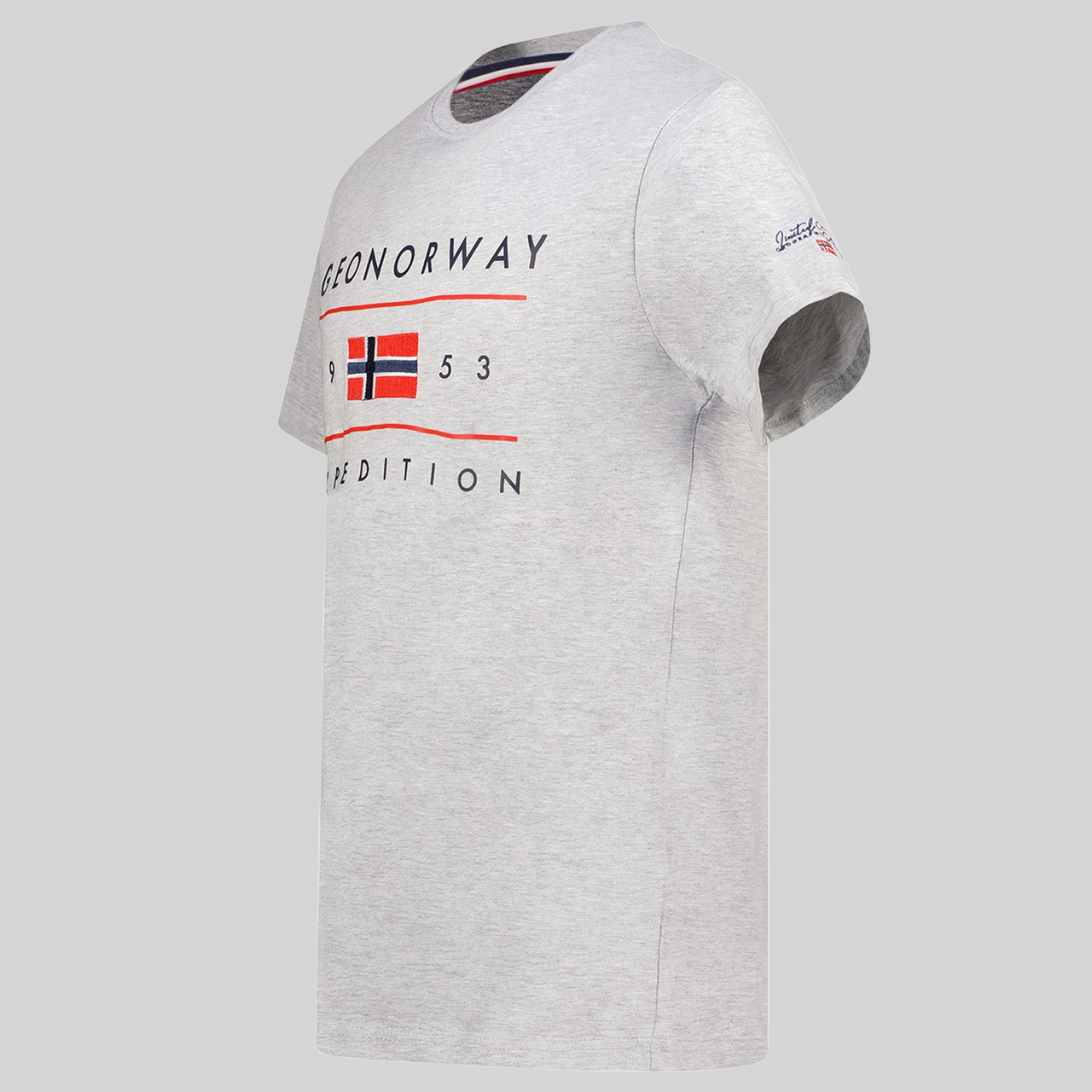 Geographical Norway JEZOLO - T-Shirt Homme Manches Courtes avec Drapeau - Geographical Norway JEZOLO_MEN_GRIS_CLAIR_S_SDB-JEZOLO_MEN_MARINE_S_SDB-JEZOLO_MEN_BLANC_S_SDB-JEZOLO_MEN_GRIS_CLAIR_M_SDB-JEZOLO_MEN_MARINE_M_SDB-JEZOLO_MEN_BLANC_M_SDB-JEZOLO_MEN_GRIS_CLAIR_L_SDB-JEZOLO_MEN_MARINE_L_SDB-JEZOLO_MEN_BLANC_L_SDB-JEZOLO_MEN_GRIS_CLAIR_XL_SDB