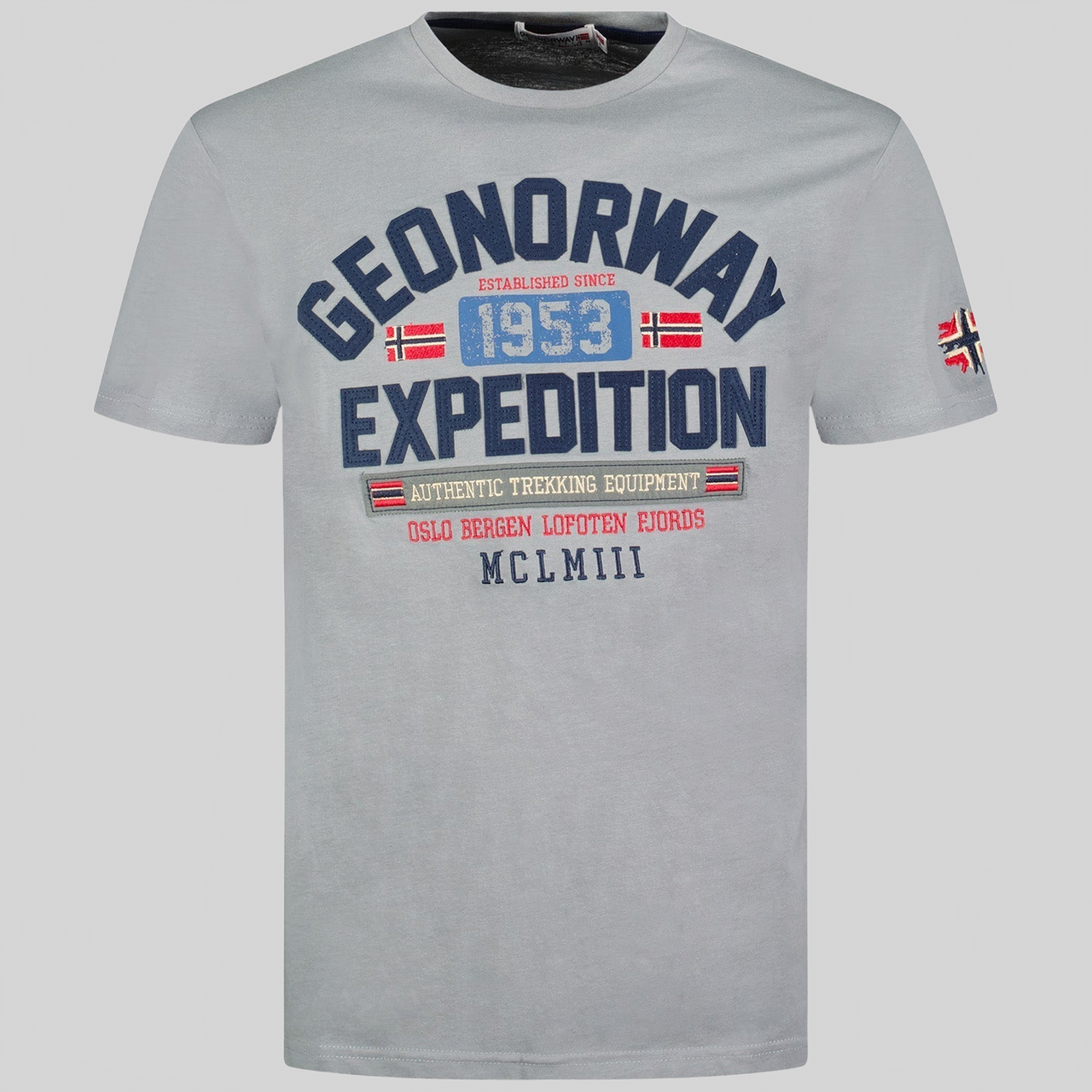 Geographical Norway Jermanito Homme - Kurzärmeliges T-Shirt - Geographical Norway JERMANITO_MEN_GRIS_S_SDB-JERMANITO_MEN_GRIS_SDB-JERMANITO_MEN_GRIS_L_SDB-JERMANITO_MEN_GRIS_XL_SDB-.JERMANITO_MEN_GRAU_XXL_SDB-JERMANITO_MEN_GRAU_3XL_SDB-JERMANITO_MEN_MARINE_S_SDB-JERMANITO_MEN_MARINE_M_SDB-JERMANITO_MEN_MARINE_L_SDB-JERMANITO_MEN_MARINE_XL_SDB