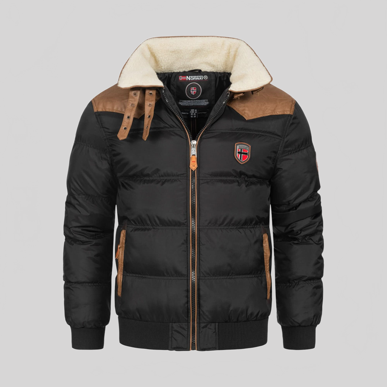 Geographical Norway Abramovitch Uomo - Giacca imbottita matelassée Nero - Geographical Norway - S Nero