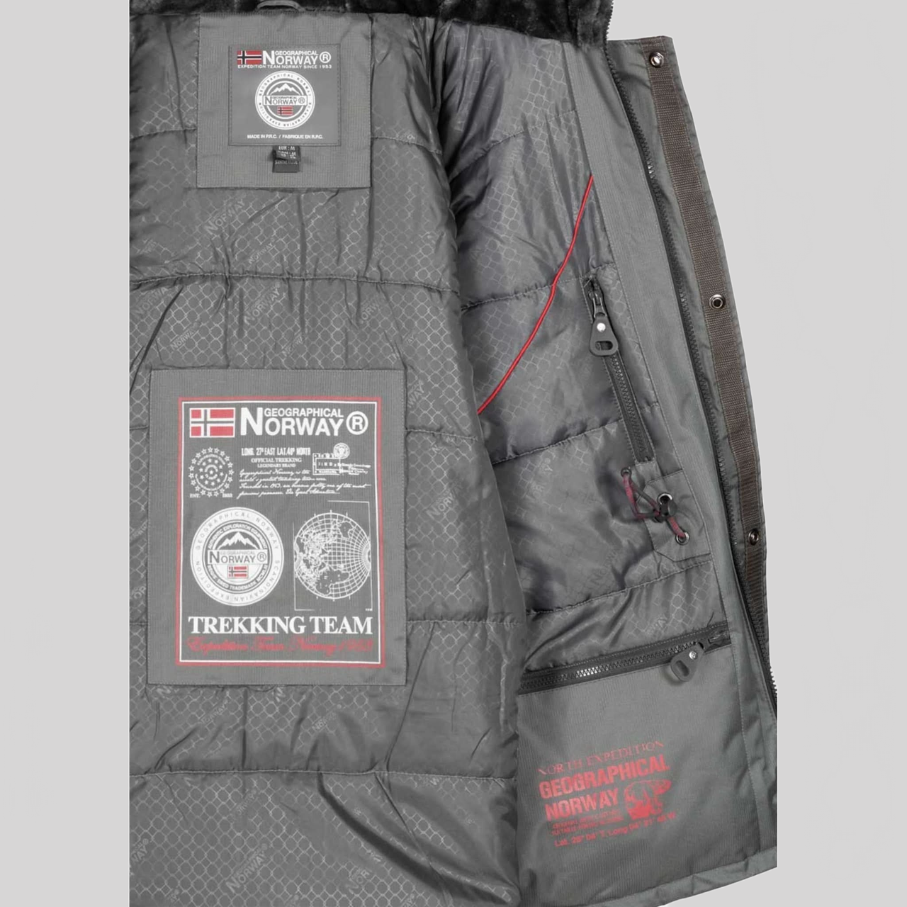 Geographical Norway Abiosaure Men - Warm hooded parka - Geographical Norway ABIOSAURE_MEN_GRIS_FONCE_SDB-ABIOSAURE_MEN_GRIS_FONCE_M_SDB-ABIOSAURE_MEN_GRIS_FONCE_L_SDB-ABIOSAUR_MEN_GRIS_FONCE_XL_SDB-ABIOSAUR_MEN_GRIS_FONCE_XXL_SDB-ABIOSAUR_MEN_GRIS_FONCE_3XL_SDB-ABIOSAUR_MEN_KAKI_S_SDB-ABIOSAUR_MEN_KAKI_M_SDB-ABIOSAUR_MEN_KAKI_L_SDB-ABIOSAUR_MEN_KAKI_XL_SDB