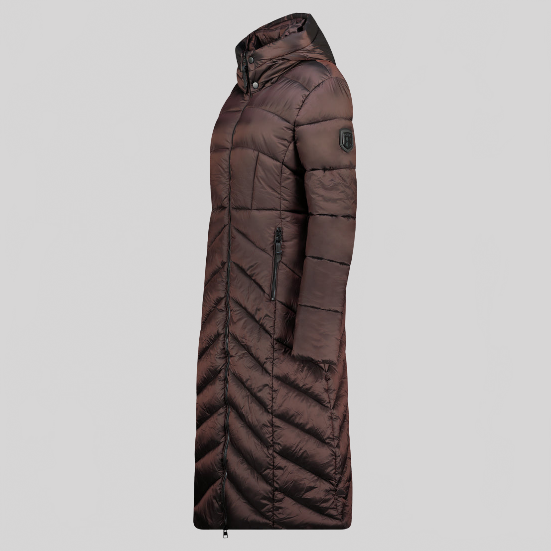 Geographical Norway BLANCHE LONG Damen - Jacke Dunkelbraun