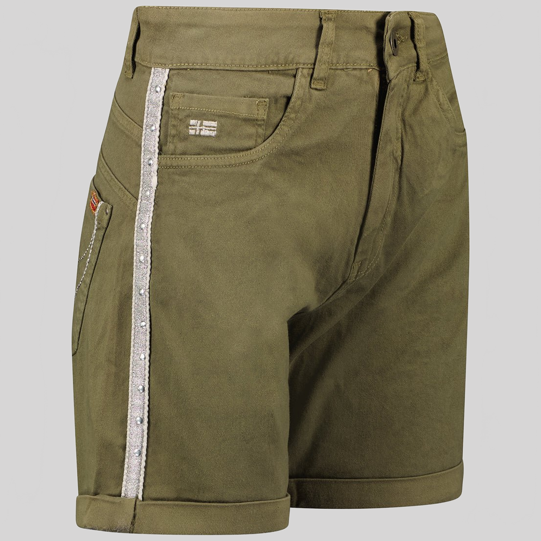 Geographical Norway Perlate Femme - Bermuda con tasche e bandiere - Geographical Norway PERLATE_LADY_BEIGE_SDB-PERLATE_LADY_BEIGE_M_SDB-PERLATE_LADY_BEIGE_L_SDB-PERLATE_LADY_BEIGE_XL_SDB-PERLATE_LADY_BEIGE_XXL_SDB-PERLATE_LADY_GREY_LIGHT_SDB-PERLATE_LADY_GREY_LIGHT_M_SDB-PERLATE_LADY_GREY_LIGHT_L_SDB-PERLATE_LADY_GREY_LIGHT_XL_SDB-PERLATE_LADY_GREY_LIGHT_XXL_SDB