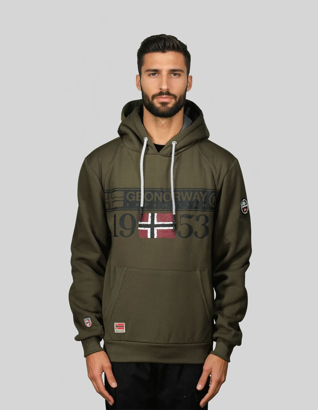 Geographical Norway Fastlife Homme - Sweatshirt zum Überziehen mit Kapuze - Geographical Norway FASTLIFE_MEN_NOIR_S_SDB-FASTLIFE_MEN_NOIR_MSDB-FASTLIFE_MEN_NOIR_L_SDB-FASTLIFE_MEN_NOIR_XL_SDB-.FASTLIFE_MEN_SCHWARZ_XXL_SDB-FASTLIFE_MEN_SCHWARZ_3XL_SDB-FASTLIFE_MEN_GRAU_KLAR_S_SDB-FASTLIFE_MEN_GRAU_KLAR_M_SDB-FASTLIFE_MEN_GRAU_KLAR_L_SDB-FASTLIFE_MEN_GRAU_KLAR_XL_SDB