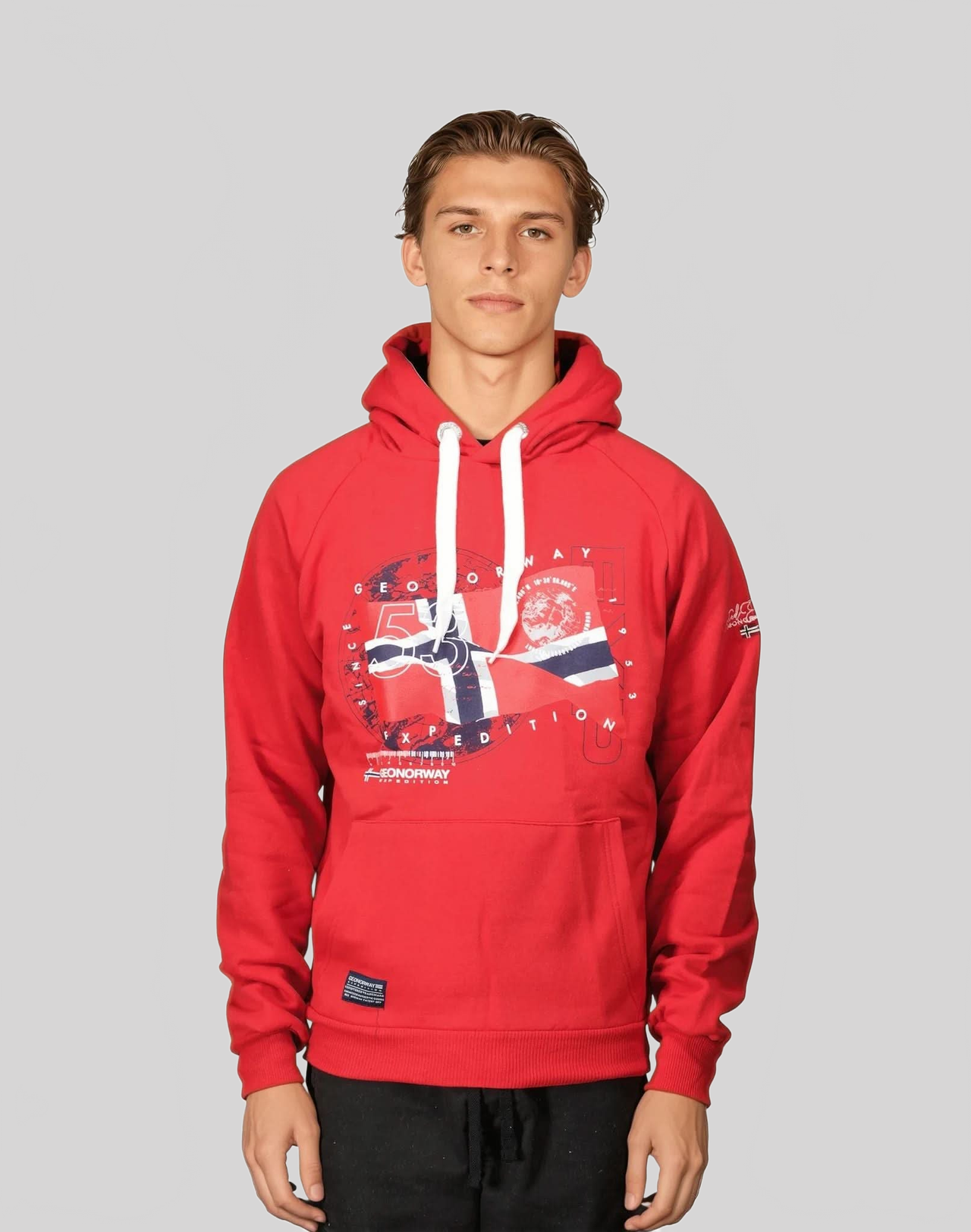 Geographical Norway GDRAP Homme - Kapuzenpullover mit Flagge und Aufdrucken - Geographical Norway GDRAP_MEN_MARINE_S_SDB-GDRAP_MEN_BLANC_S_SDB-GDRAP_MEN_MARINE_M_SDB-.GDRAP_MEN_WEISS_M_SDB-GDRAP_MEN_MARINE_L_SDB-GDRAP_MEN_BLANC_L_SDB-GDRAP_MEN_MARINE_XL_SDB-GDRAP_MEN_BLANC_XL_SDB-GDRAP_MEN_MARINE_XXL_SDB-GDRAP_MEN_BLANC_XXL_SDB
