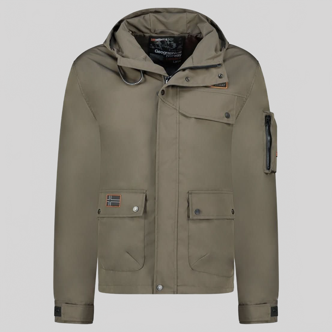 Geographical Norway BAKIROU Homme - Spring Jacket avec Capuche - Geographical Norway BAKIROU_MEN_KAKI_S_SDB-BAKIROU_MEN_KAKI_M_SDB-BAKIROU_MEN_KAKI_L_SDB-BAKIROU_MEN_KAKI_XL_SDB-BAKIROU_MEN_KAKI_XXL_SDB-BAKIROU_MEN_KAKI_3XL_SDB-BAKIROU_MEN_NOIR_S_SDB-BAKIROU_MEN_NOIR_M_SDB-BAKIROU_MEN_NOIR_L_SDB-BAKIROU_MEN_NOIR_XL_SDB