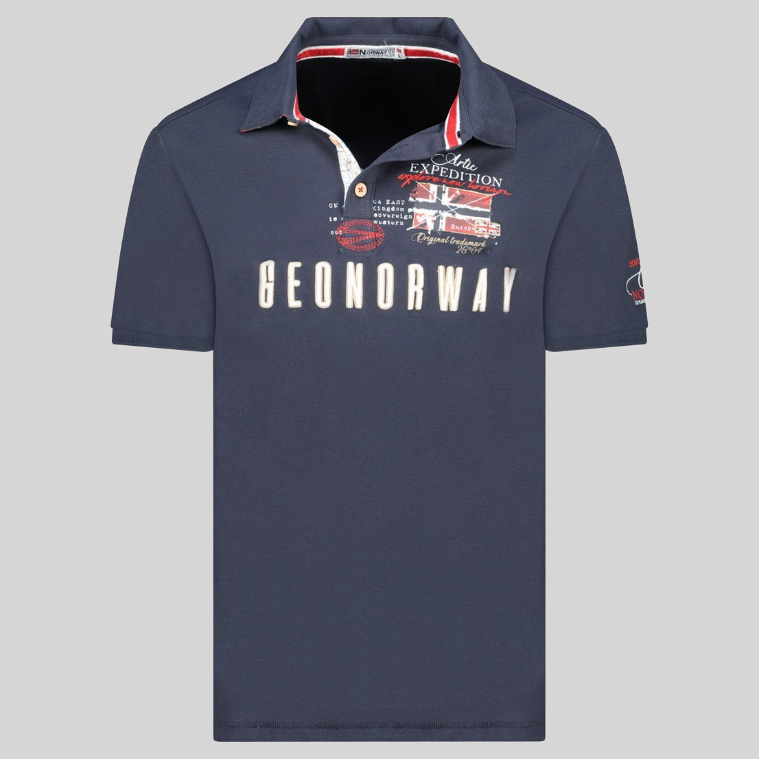 Geographical Norway KASON Hombre - Polo manga corta 100% Algodón - Geographical Norway KASON_MEN_GRIS_CLAIR_S_S_SDB-KASON_MEN_BLANC_S_SDB-KASON_MEN_GRIS_CLAIR_M_SDB-KASON_MEN_BLANC_M_SDB-KASON_MEN_GRIS_CLAIR_L_SDB-KASON_MEN_BLANC_L_SDB-KASON_MEN_GRIS_CLAIR_XL_SDB-KASON_MEN_BLANC_XL_SDB-KASON_MEN_GRIS_CLAIR_XXL_SDB-KASON_MEN_BLANC_XXL_SDB