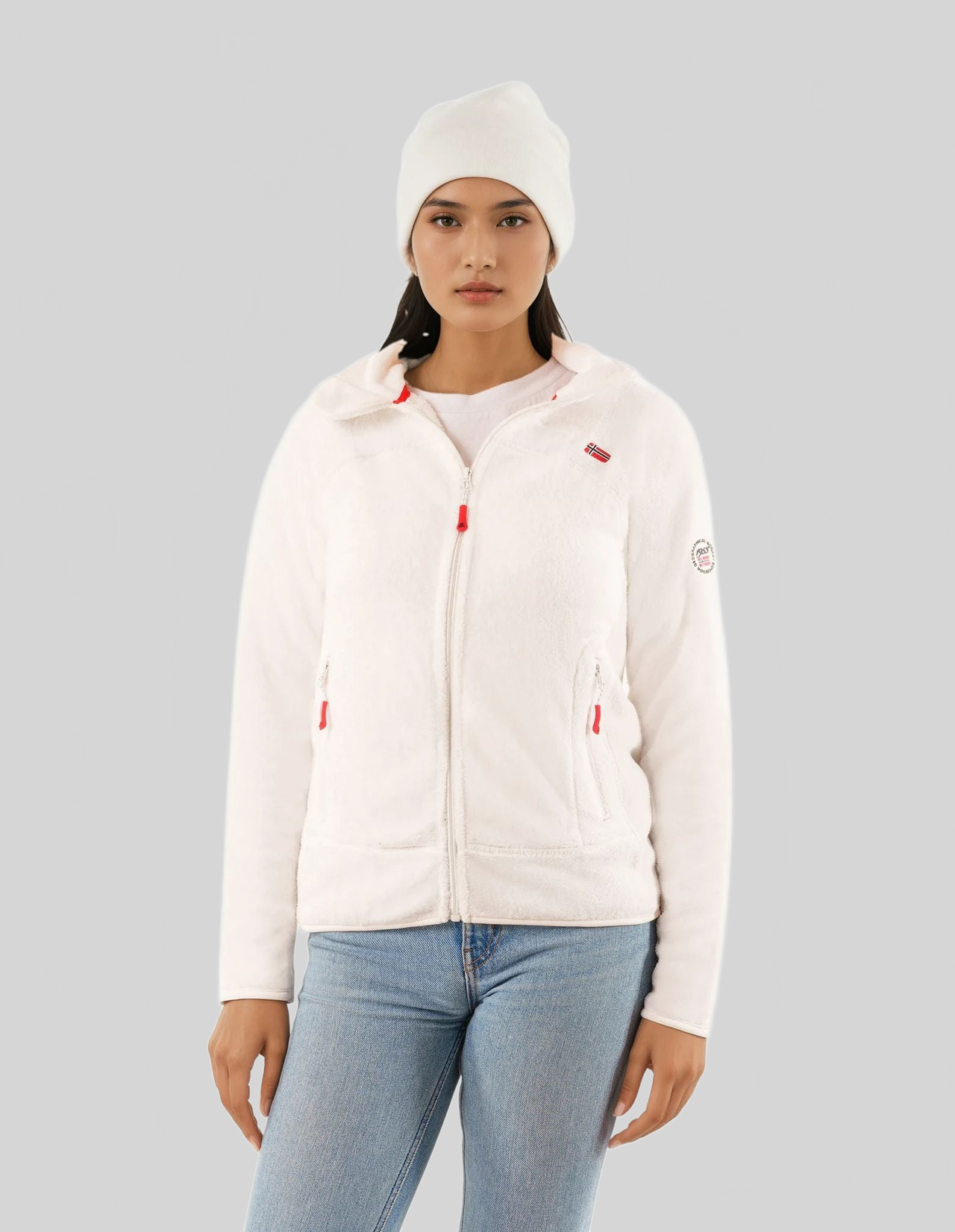Geographical Norway Upaline - Pile con zip morbida da donna - Geographical Norway UPALINE_LADY_ROSE_PALE_S_SDB-UPALINE_LADY_BLANC_SDB-UPALINE_LADY_MARINE_SDB- LadiesUPALINE_LADY_MALABAR_SDB-UPALINE_LADY_LIGHT_GREY_SDB-UPALINE_LADY_BLACK_SDB-UPALINE_LADY_OLIVE_SDB-UPALINE_LADY_RED_SDB-UPALINE_LADY_SAUMON_SDB-UPALINE_LADY_TAUPE_SDB