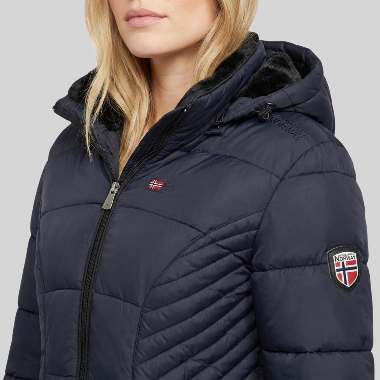 Geographical Norway BEE Mujer - Chaqueta Azul Marino