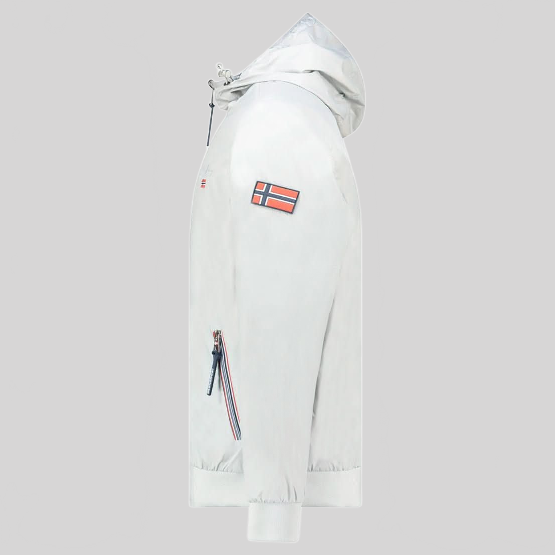 Geographical Norway Hombre - Chaqueta reversible con capucha - Geographical Norway S Marine