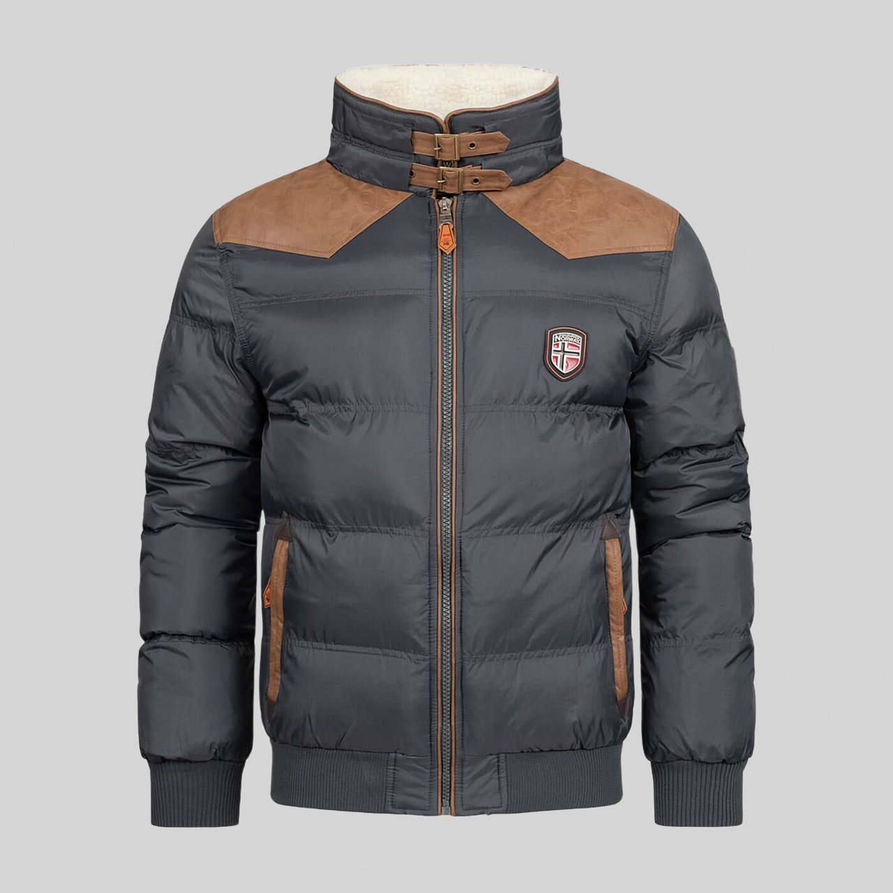 Geographical Norway Abramovitch Uomo - Giacca imbottita matelassée Navy - Geographical Norway - S Navy