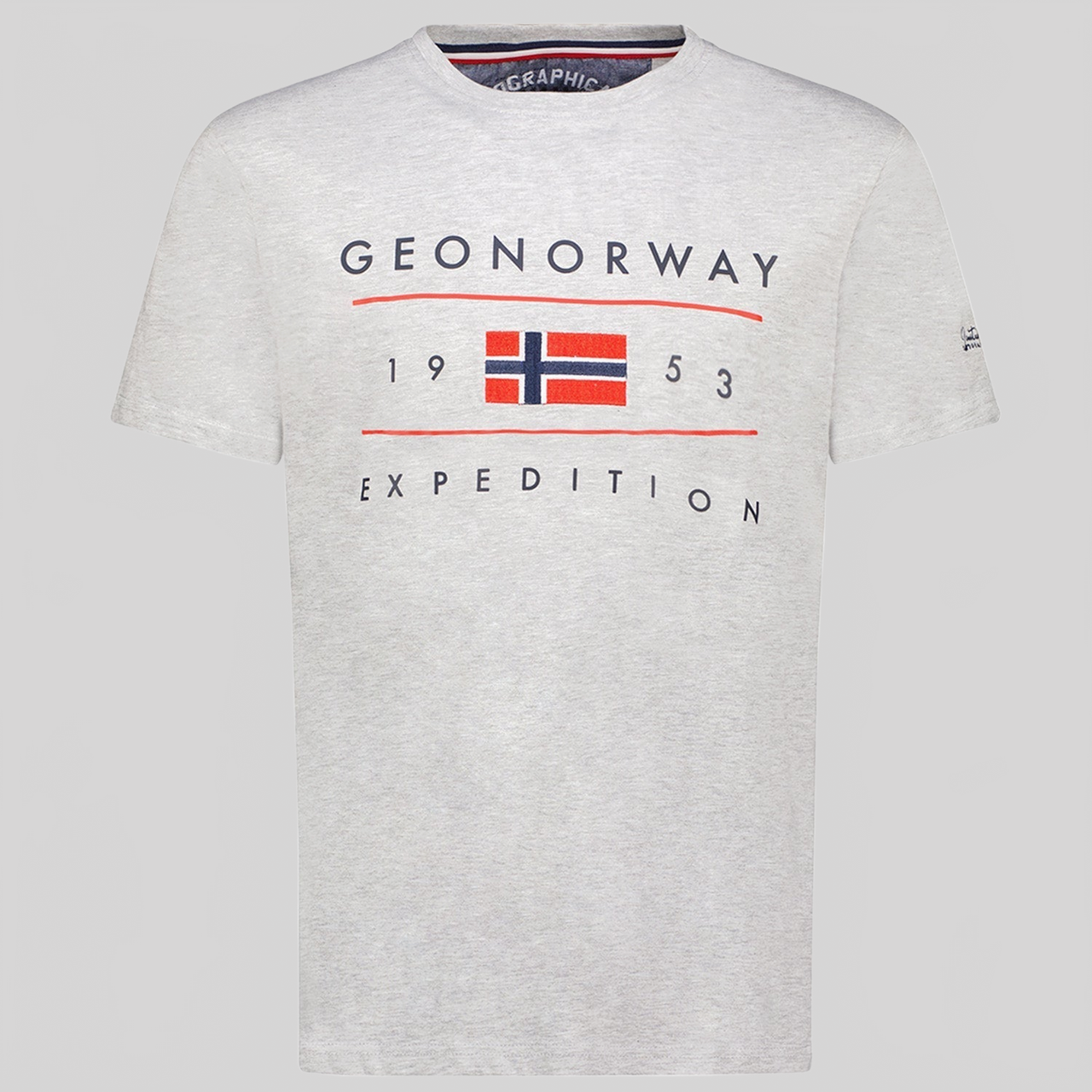 Geographical Norway JEZOLO - T-Shirt Homme Manches Courtes avec Drapeau - Geographical Norway JEZOLO_MEN_GRIS_CLAIR_S_SDB-JEZOLO_MEN_MARINE_S_SDB-JEZOLO_MEN_BLANC_S_SDB-JEZOLO_MEN_GRIS_CLAIR_M_SDB-JEZOLO_MEN_MARINE_M_SDB-JEZOLO_MEN_BLANC_M_SDB-JEZOLO_MEN_GRIS_CLAIR_L_SDB-JEZOLO_MEN_MARINE_L_SDB-JEZOLO_MEN_BLANC_L_SDB-JEZOLO_MEN_GRIS_CLAIR_XL_SDB