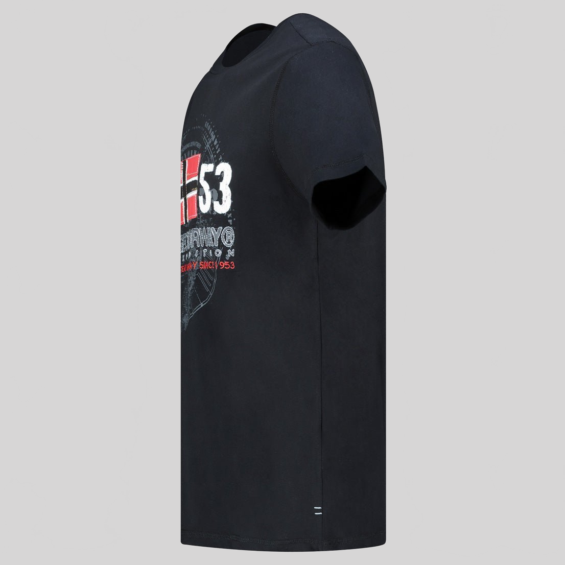 Geographical Norway Japigal Homme - T-shirt manches courtes - Geographical Norway - S Noir
