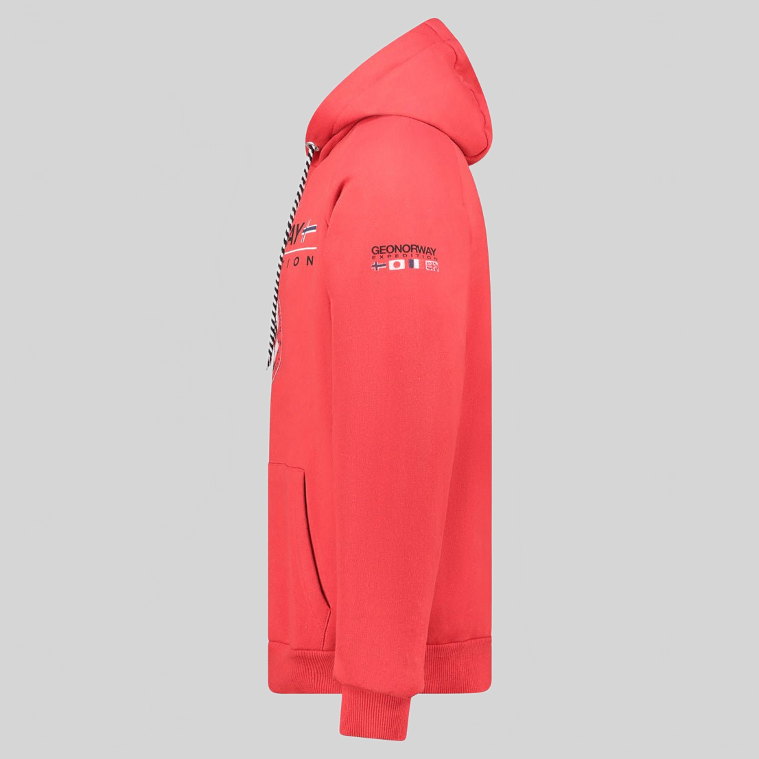 Geographical Norway GVICK Homme - Kapuzenpullover mit Aufdrucken und Flagge - Geographical Norway GVICK_MEN_NOIR_S_SDB-GVICK_MEN_NOIR_MSDB-GVICK_MEN_NOIR_L_SDB-.GVICK_MEN_SCHWARZ_XL_SDB-GVICK_MEN_SCHWARZ_XXL_SDB-GVICK_MEN_SCHWARZ_3XL_SDB-GVICK_MEN_GRIS_FONCE_S_SDB-GVICK_MEN_GRIS_FONCE_M_SDB-GVICK_MEN_GRIS_FONCE_SDB-GVICK_MEN_GRIS_FONCE_XL_SDB