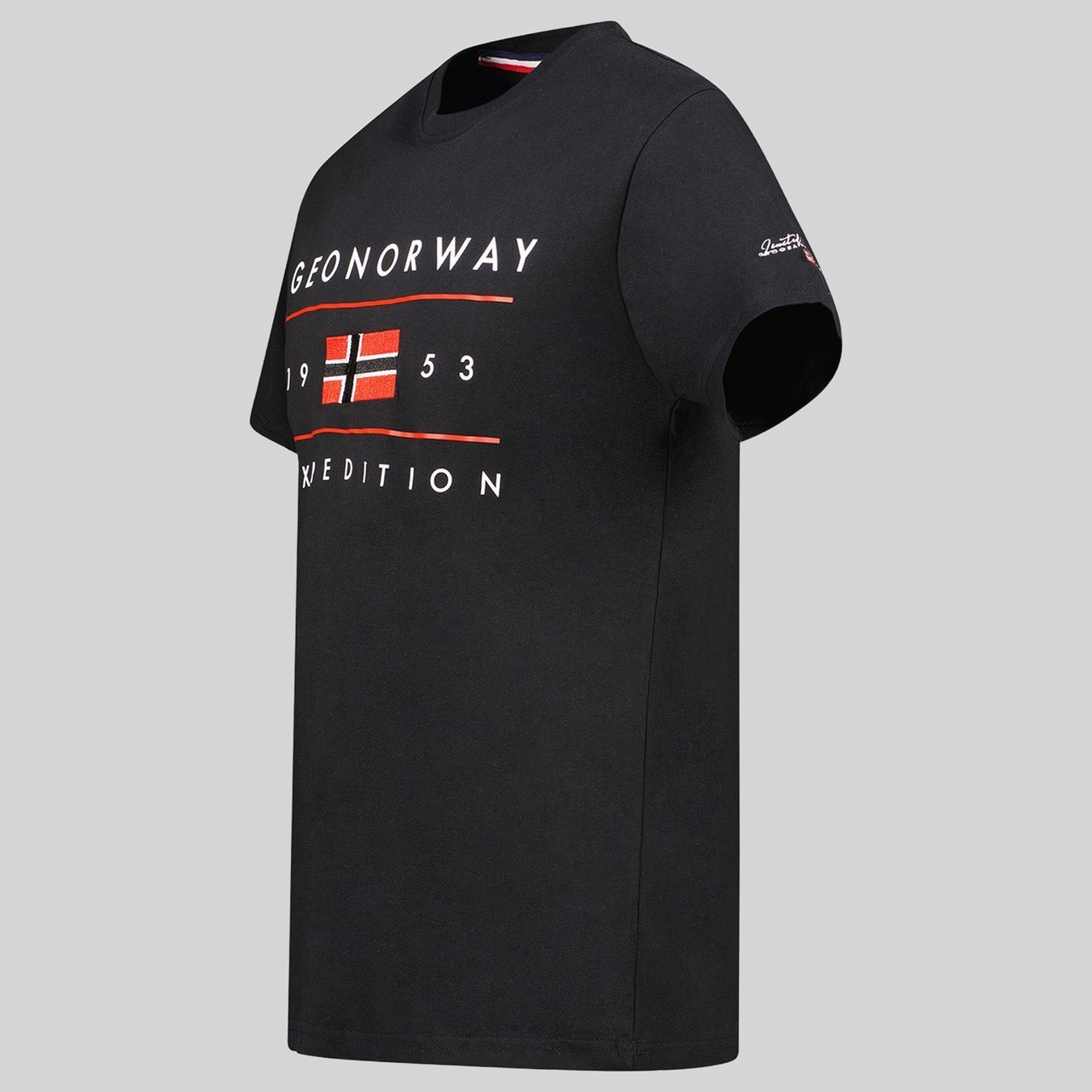 Geographical Norway JEZOLO - T-Shirt Homme Manches Courtes avec Drapeau - Geographical Norway JEZOLO_MEN_GRIS_CLAIR_S_SDB-JEZOLO_MEN_MARINE_S_SDB-JEZOLO_MEN_BLANC_S_SDB-JEZOLO_MEN_GRIS_CLAIR_M_SDB-JEZOLO_MEN_MARINE_M_SDB-JEZOLO_MEN_BLANC_M_SDB-JEZOLO_MEN_GRIS_CLAIR_L_SDB-JEZOLO_MEN_MARINE_L_SDB-JEZOLO_MEN_BLANC_L_SDB-JEZOLO_MEN_GRIS_CLAIR_XL_SDB