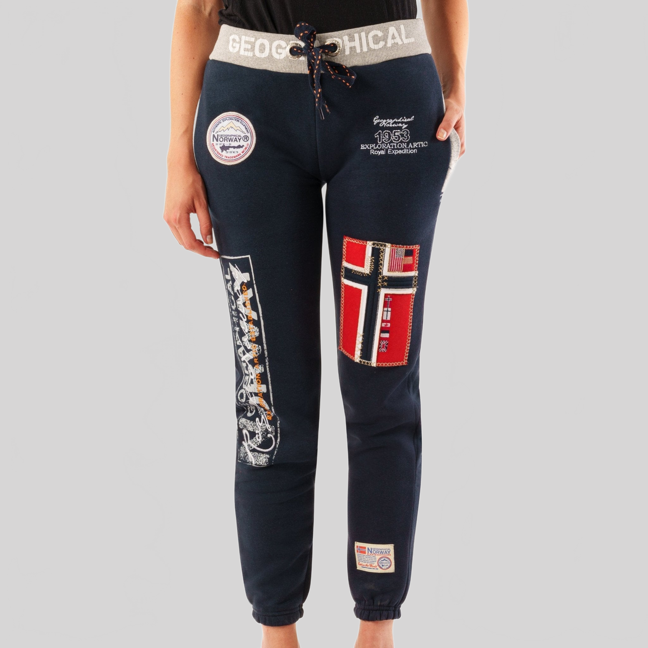 Geographical Norway Myer Femme - Pantalon de jogging bas resserré - Geographical Norway MYER_LADY_GRIS_CLAIR_S_EO_SDB-MYER_LADY_GRIS_CLAIR_M_EO_SDB-MYER_LADY_GRIS_CLAIR_L_EO_SDB-MYER_LADY_GRIS_CLAIR_XL_EO_SDB-MYER_LADY_GRIS_CLAIR_XXL_EO_SDB-MYER_LADY_NOIR_S_EO_SDB-MYER_LADY_NOIR_M_EO_SDB-MYER_LADY_NOIR_L_EO_SDB-MYER_LADY_NOIR_XL_EO_SDB-MYER_LADY_NOIR_XXL_EO_SDB