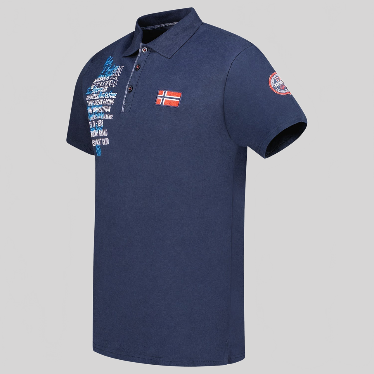 Geographical Geographical Norway KANCRE Men - Polo de manga corta, Bandera y escudo - Geographical Norway KANCRE_MEN_GRIS_CLAIR_S_SDB-KANCRE_MEN_GRIS_CLAIR_M_SDB-KANCRE_MEN_GRIS_CLAIR_L_SDB-KANCRE_MEN_GRIS_CLAIR_XL_SDB-KANCRE_MEN_GRIS_CLAIR_XXL_SDB-KANCRE_MEN_MARINE_M_SDB-KANCRE_MEN_MARINE_L_SDB-KANCRE_MEN_MARINE_XL_SDB-KANCRE_MEN_MARINE_XXL_SDB-KANCRE_MEN_MARINE_3XL_SDB