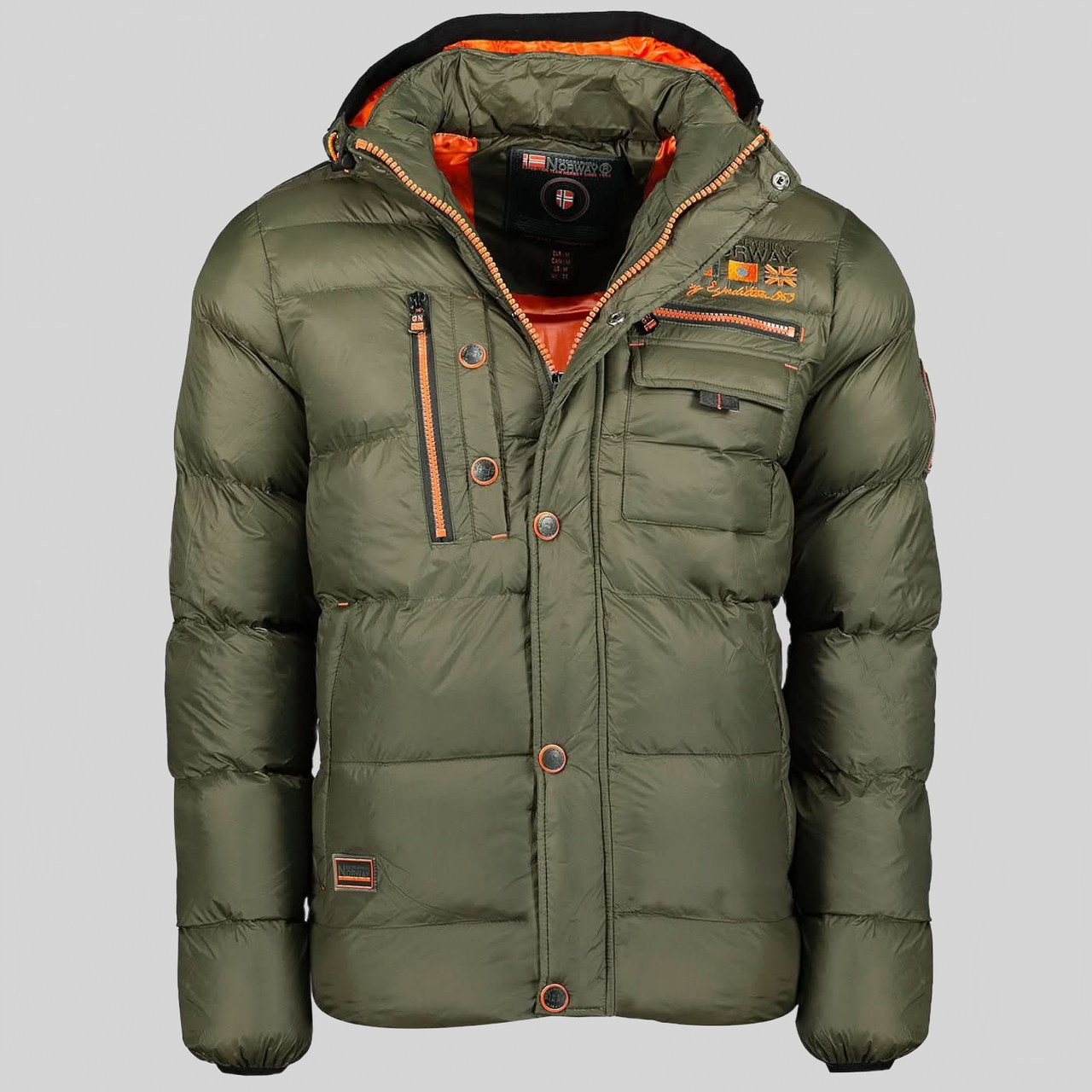 Geographical Norway Citernier Homme - Steppjacke Schwarz - Geographical Norway - S Schwarz