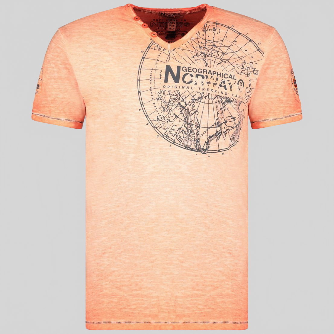 Geographical Norway Jimperable Homme - T-shirt manches courtes col V - Geographical Norway JIMPERABLE_MEN_BLEU_CIEL_M_SDB-JIMPERABLE_MEN_CORAIL_M_SDB-JIMPERABLE_MEN_BLANC_S_SDB-JIMPERABLE_MEN_BLEU_CIEL_L_SDB-JIMPERABLE_MEN_CORAIL_L_SDB-JIMPERABLE_MEN_BLANC_M_SDB-JIMPERABLE_MEN_BLEU_CIEL_XL_SDB-JIMPERABLE_MEN_CORAIL_XL_SDB-JIMPERABLE_MEN_BLANC_L_SDB-JIMPERABLE_MEN_CORAIL_XXL_SDB