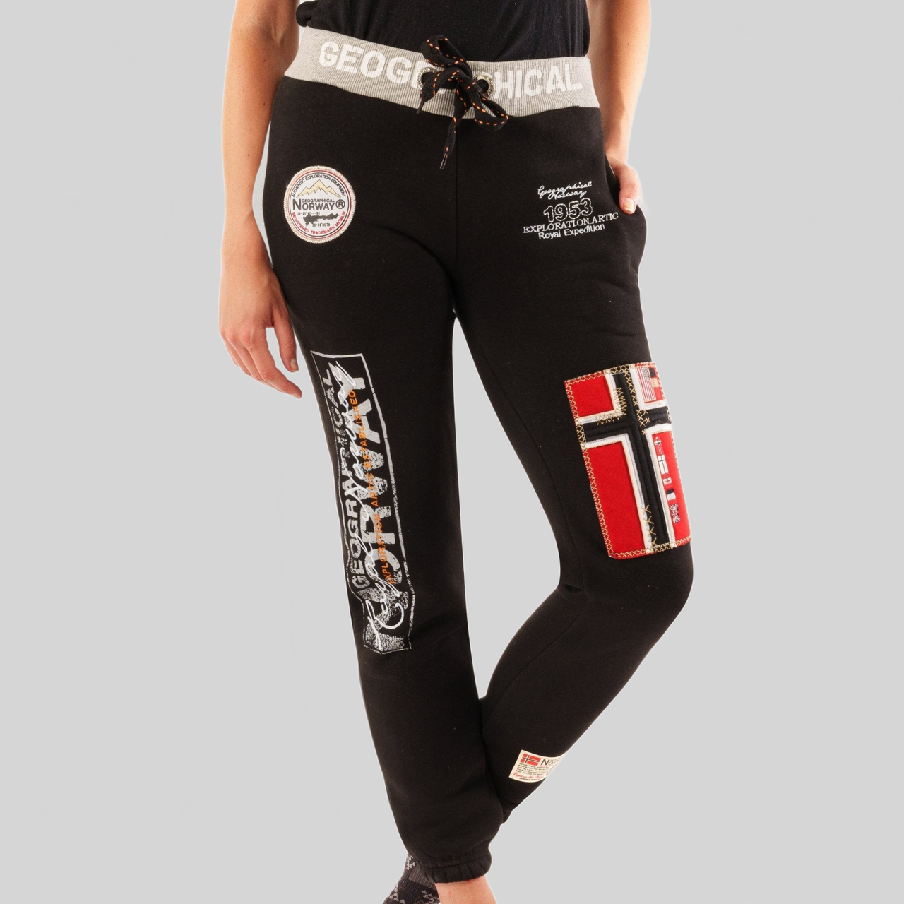 Geographical Norway Myer Femme - Pantalon de jogging bas resserré - Geographical Norway MYER_LADY_GRIS_CLAIR_S_EO_SDB-MYER_LADY_GRIS_CLAIR_M_EO_SDB-MYER_LADY_GRIS_CLAIR_L_EO_SDB-MYER_LADY_GRIS_CLAIR_XL_EO_SDB-MYER_LADY_GRIS_CLAIR_XXL_EO_SDB-MYER_LADY_NOIR_S_EO_SDB-MYER_LADY_NOIR_M_EO_SDB-MYER_LADY_NOIR_L_EO_SDB-MYER_LADY_NOIR_XL_EO_SDB-MYER_LADY_NOIR_XXL_EO_SDB