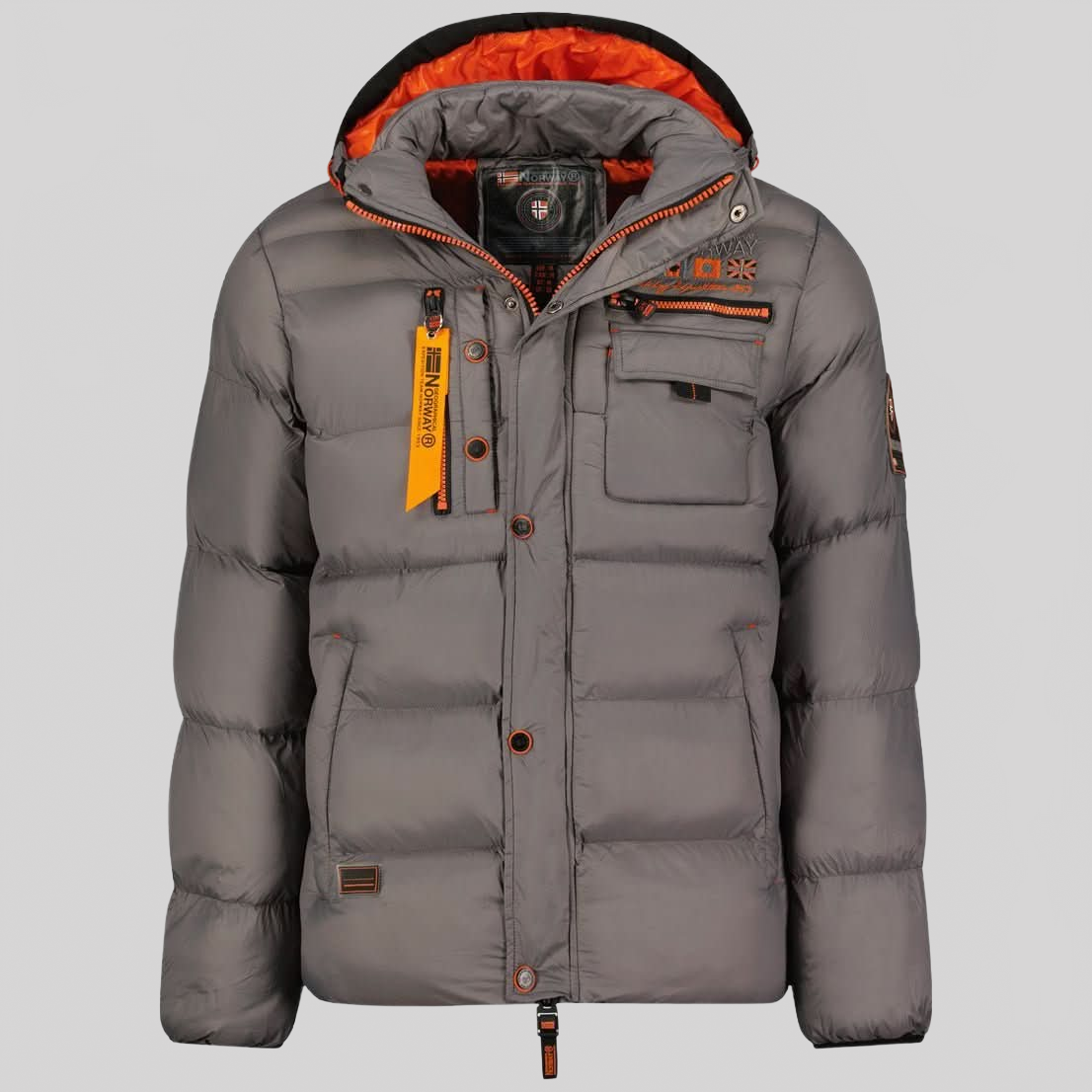 Geographical Norway Citernier Homme - Steppjacke Matelassée Fantaisie Kaki - Geographical Norway - S Kaki