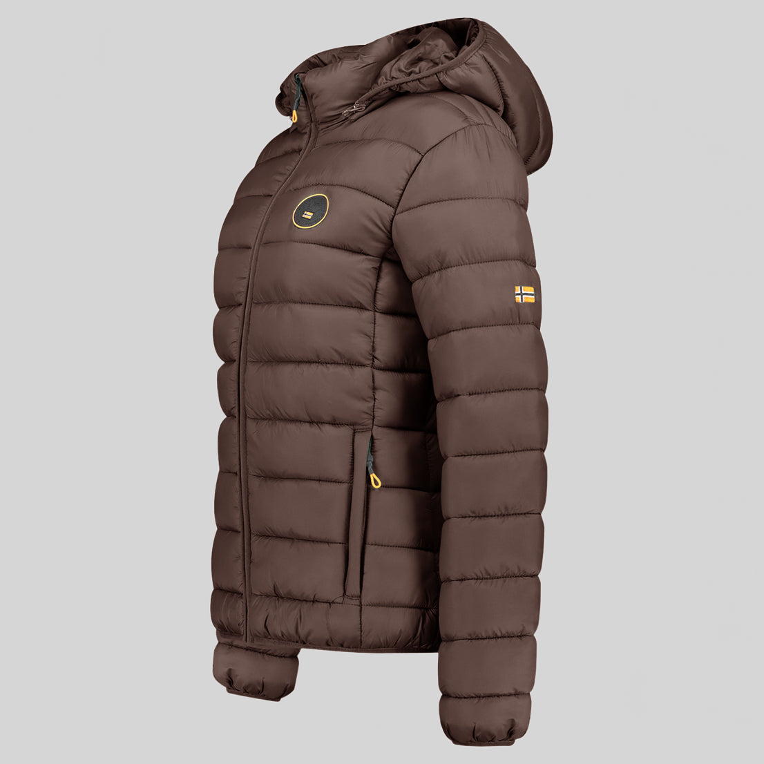 Geographical Norway ATIKAMAP HOOD Damen - Jacke Dunkelbraun