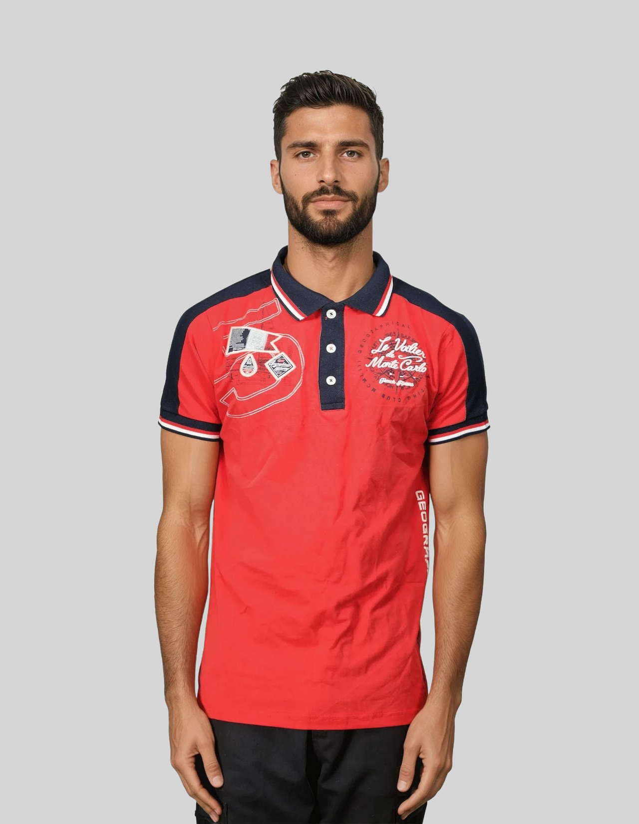 Geographical Norway Kalvin Men - Short-sleeved polo shirt - Geographical Norway KALVIN_MEN_NOIR_MDB-KALVIN_MEN_MARINE_M_SDB-KALVIN_MEN_BLANC_M_SDB-KALVIN_MEN_NOIR_L_SDB-KALVIN_MEN_MARINE_L_SDB-KALVIN_MEN_BLANC_L_SDB-KALVIN_MEN_NOIR_XL_SDB-KALVIN_MEN_MARINE_XL_SDB-KALVIN_MEN_BLANC_XL_SDB-KALVIN_MEN_NOIR_XXL_SDB