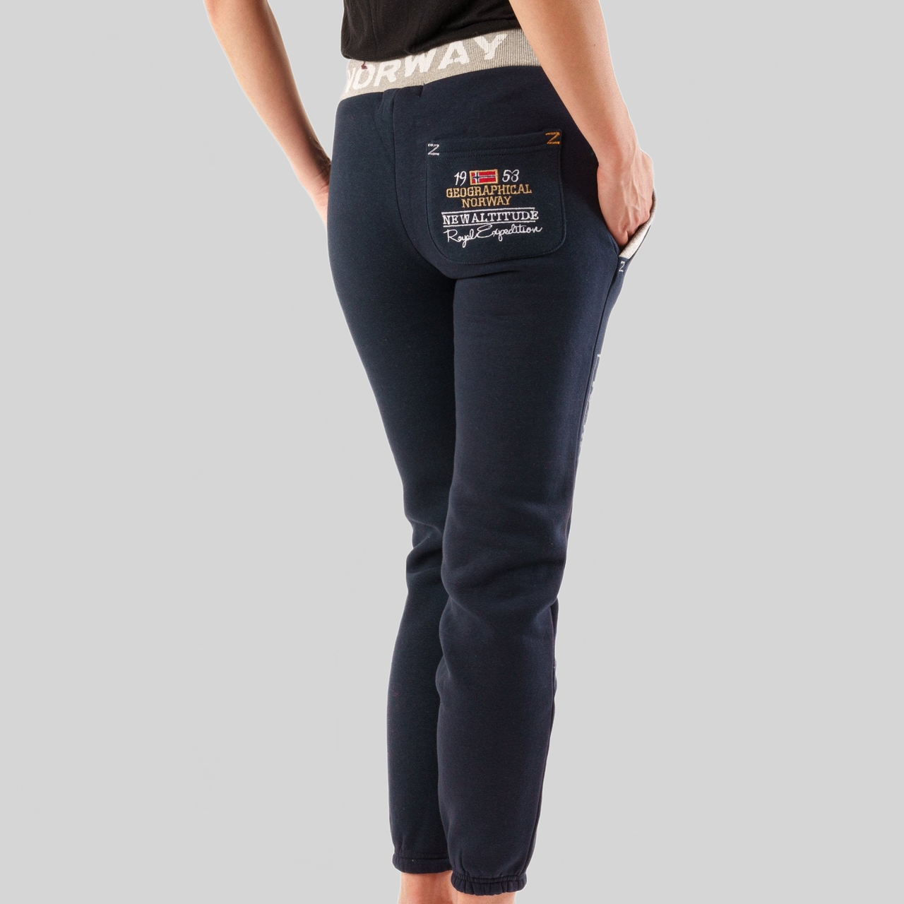 Geographical Norway Myer Femme - Pantalon de jogging bas resserré - Geographical Norway MYER_LADY_GRIS_CLAIR_S_EO_SDB-MYER_LADY_GRIS_CLAIR_M_EO_SDB-MYER_LADY_GRIS_CLAIR_L_EO_SDB-MYER_LADY_GRIS_CLAIR_XL_EO_SDB-MYER_LADY_GRIS_CLAIR_XXL_EO_SDB-MYER_LADY_NOIR_S_EO_SDB-MYER_LADY_NOIR_M_EO_SDB-MYER_LADY_NOIR_L_EO_SDB-MYER_LADY_NOIR_XL_EO_SDB-MYER_LADY_NOIR_XXL_EO_SDB