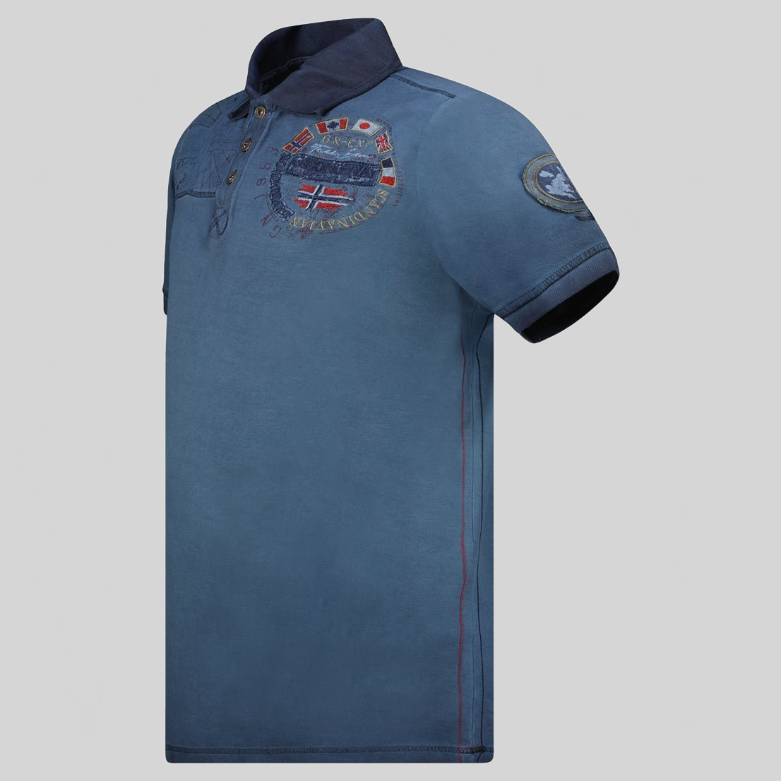 Geographical Norway KINFLAT Man - Polo Short Sleeve 100% Cotton - Geographical Norway KINFLAT_MEN_GRIS_CLAIR_SDB-KINFLAT_MEN_GRIS_CLAIR_M_SDB-KINFLAT_MEN_GRIS_CLAIR_L_SDB- MenKINFLAT_MEN_GRIS_CLAIR_XL_SDB-KINFLAT_MEN_GRIS_CLAIR_XXL_SDB-KINFLAT_MEN_GRIS_CLAIR_3XL_SDB-KINFLAT_MEN_MARINE_S_SDB-KINFLAT_MEN_MARINE_M_SDB-KINFLAT_MEN_MARINE_L_SDB-KINFLAT_MEN_MARINE_XL_SDB