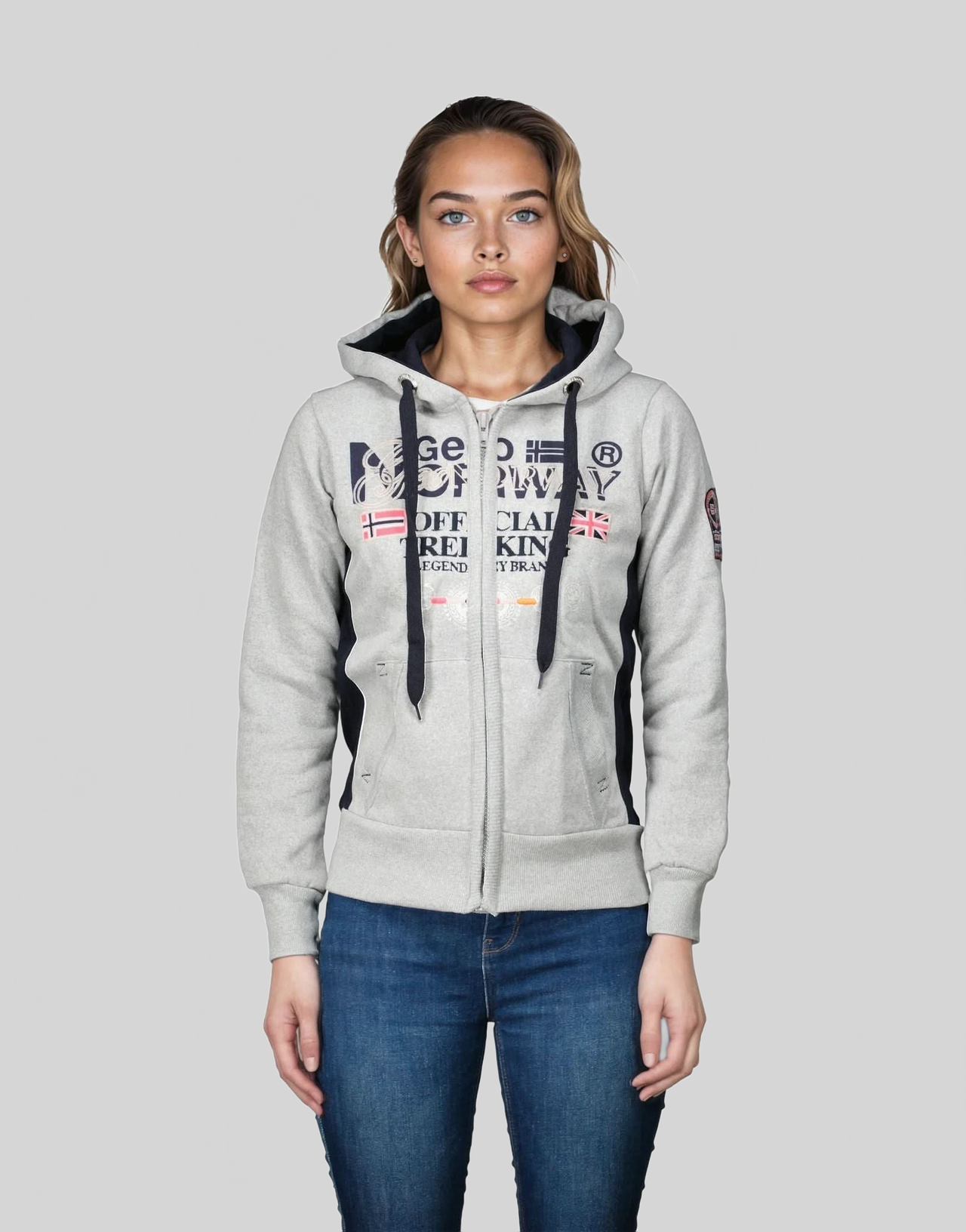 Geographical Norway Gladys Damen - Sweatshirt - Geographical Norway GLADYS_LADYS_GRIS_CLAIR_S_SDB-GLADYS_LADYS_BLANC_SDB-GLADYS_LADYS_CORAIL_S_SDB-GLADYS_LADY_MARINE_S_SDB-.GLADYS_LADY_ROSE_FLASH_S_SDB-GLADYS_LADY_HELLGRAU_M_SDB-GLADYS_LADY_WEISS_M_SDB-GLADYS_LADY_CORAIL_M_SDB-GLADYS_LADY_MARINE_M_SDB-GLADYS_LADY_ROSE_FLASH_M_SDB