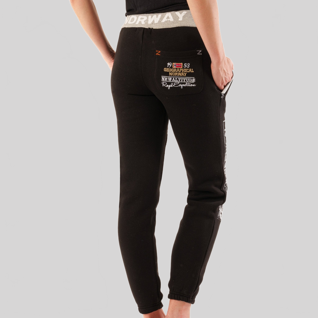 Geographical Norway Myer Femme - Pantalon de jogging bas resserré - Geographical Norway MYER_LADY_GRIS_CLAIR_S_EO_SDB-MYER_LADY_GRIS_CLAIR_M_EO_SDB-MYER_LADY_GRIS_CLAIR_L_EO_SDB-MYER_LADY_GRIS_CLAIR_XL_EO_SDB-MYER_LADY_GRIS_CLAIR_XXL_EO_SDB-MYER_LADY_NOIR_S_EO_SDB-MYER_LADY_NOIR_M_EO_SDB-MYER_LADY_NOIR_L_EO_SDB-MYER_LADY_NOIR_XL_EO_SDB-MYER_LADY_NOIR_XXL_EO_SDB