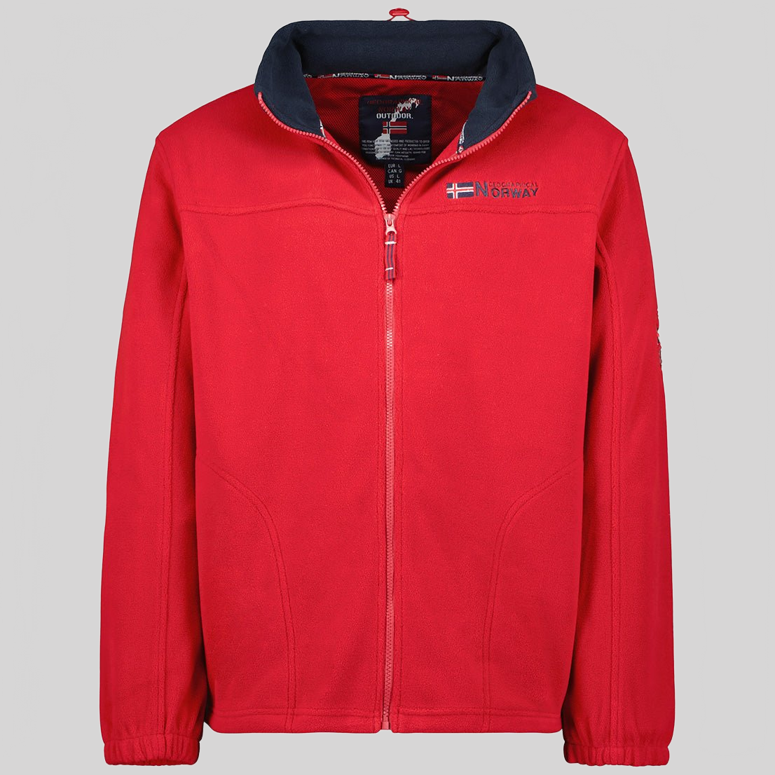 Geographical Geographical Norway Tamazonie Hombre - Forro polar con cremallera - Geographical Norway - S Negro