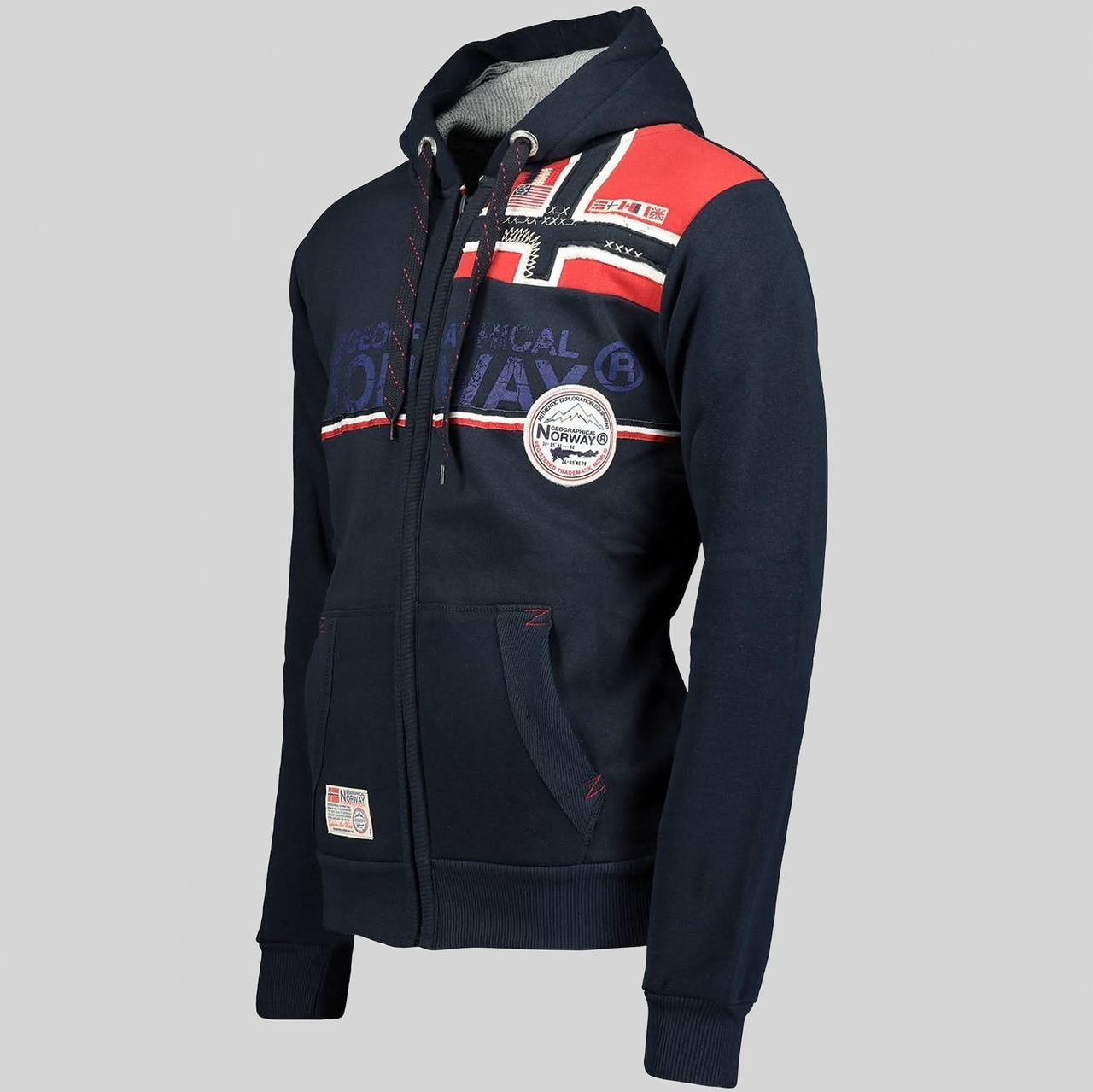 Geographical Norway Faponie Homme - Herren-Sweatshirt mit Kapuze - Geographical Norway FAPONIE_MEN_GRIS_CLAIR_S_SDB-FAPONIE_MEN_GRIS_CLAIR_M_SDB-FAPONIE_MEN_GRIS_CLAIR_L_SDB-FAPONIE_MEN_GRIS_CLAIR_XL_SDB-.FAPONIE_MEN_CLAIR_GRAIS_XXL_SDB-FAPONIE_MEN_GRIS_FONCE_S_SDB-FAPONIE_MEN_GRIS_FONCE_M_SDB-FAPONIE_MEN_GRIS_FONCE_L_SDB-FAPONIE_MEN_GRIS_FONCE_XL_SDB-FAPONIE_MEN_GRIS_FONCE_XXL_SDB