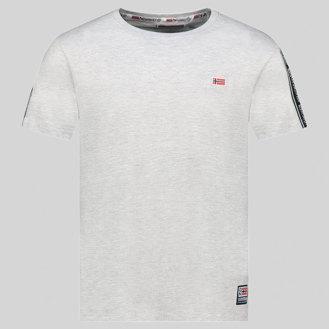 Geographical Norway Javenger - T-Shirt Homme Manches Courtes avec Drapeau - Geographical Norway JAVENGER_MEN_GRIS_CLAIR_S_SDB-JAVENGER_MEN_NOIR_S_SDB-JAVENGER_MEN_BLANC_S_SDB-JAVENGER_MEN_MARINE_S_SDB-JAVENGER_MEN_KAKI_S_SDB-JAVENGER_MEN_BLANC_M_SDB-JAVENGER_MEN_MARINE_M_SDB-JAVENGER_MEN_KAKI_M_SDB-JAVENGER_MEN_NOIR_M_SDB-JAVENGER_MEN_GRIS_CLAIR_M_SDB