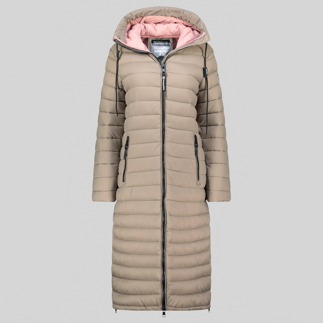 Geographical Norway AZULE LONG Damen - Jacke Taupe