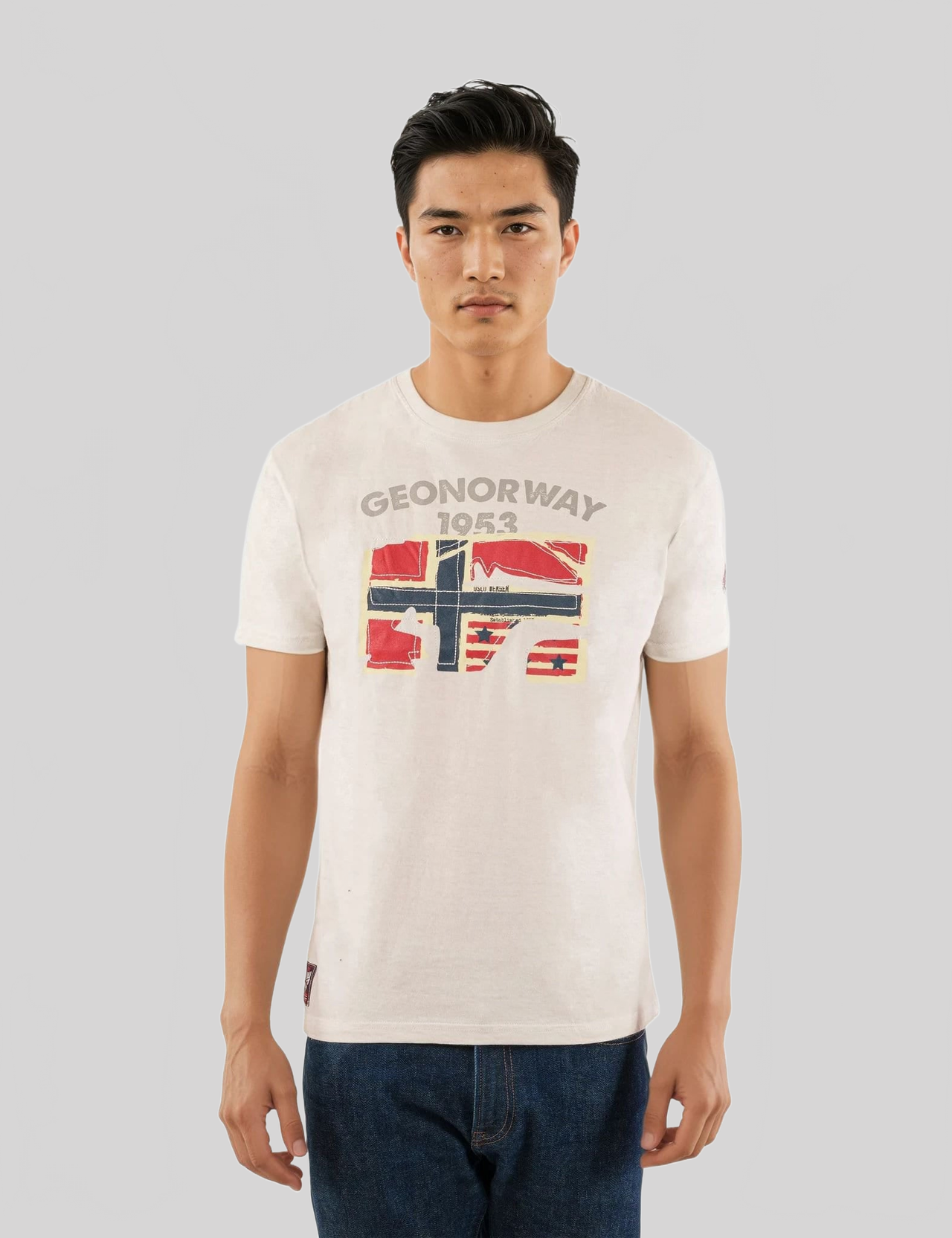 Geographical Norway Jotz Homme - T-shirt à manches courtes - Geographical Norway JOTZ_MEN_BLEU_S_SDB-JOTZ_MEN_BLEU_M_SDB-JOTZ_MEN_BLEU_L_SDB-JOTZ_MEN_BLEU_XL_SDB-JOTZ_MEN_BLEU_XXL_SDB-JOTZ_MEN_BLEU_3XL_SDB-JOTZ_MEN_GRIS_CLAIR_S_SDB-JOTZ_MEN_GRIS_CLAIR_M_SDB-JOTZ_MEN_GRIS_CLAIR_L_SDB-JOTZ_MEN_GRIS_CLAIR_XL_SDB